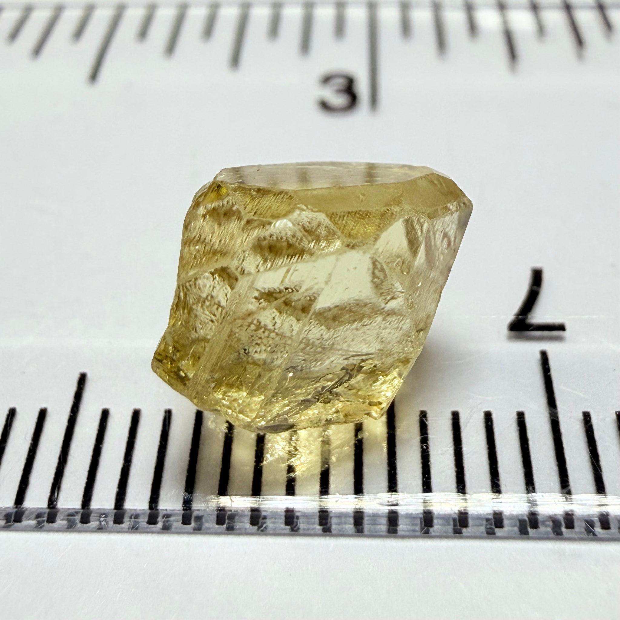 Yellow Tourmaline, 3.88ct, Tanzania, Untreated Unheated, vvs-if