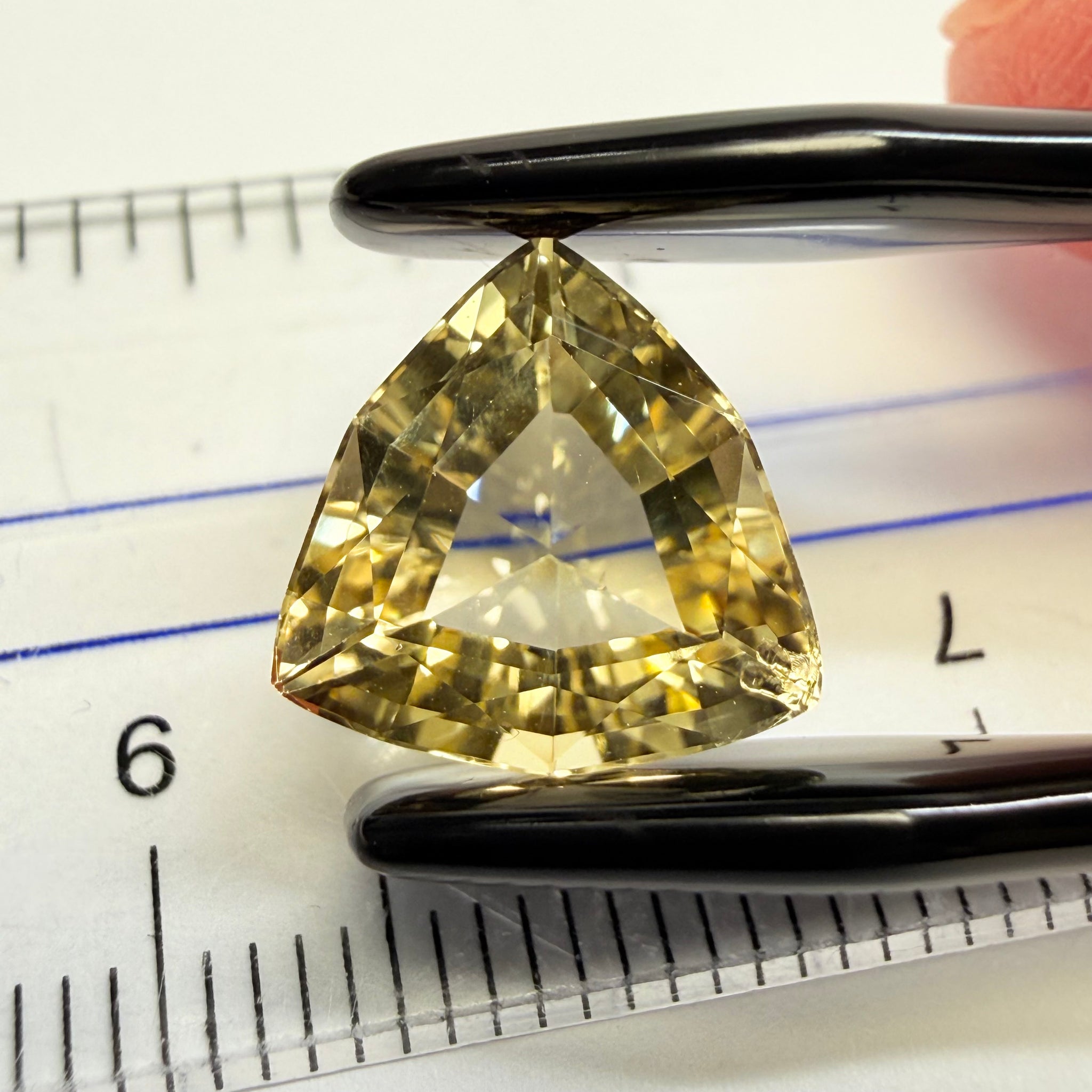 Scapolite, 3.85ct, Tanzania, Untreated, Unheated, slight dent on a pavilion facet