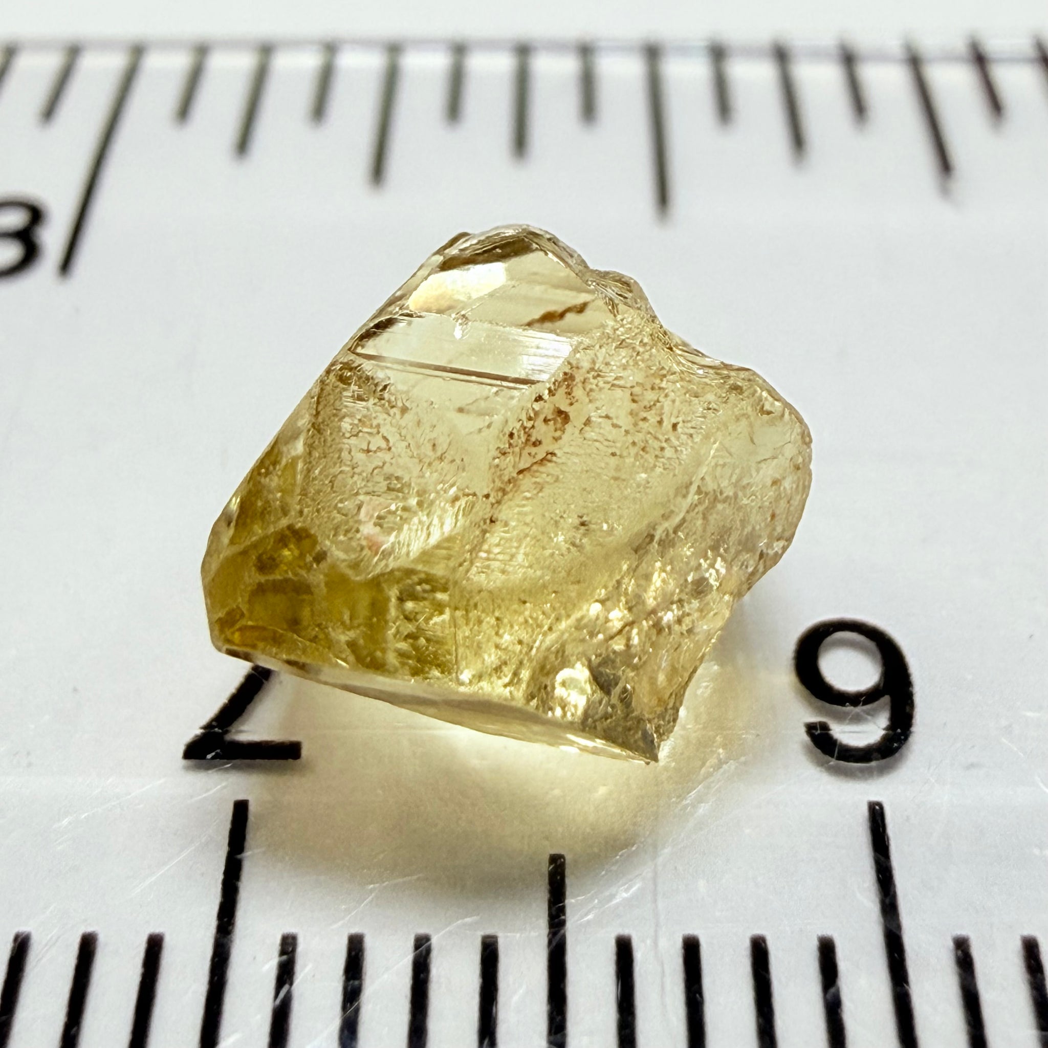 Yellow Tourmaline, 3.88ct, Tanzania, Untreated Unheated, vvs-if