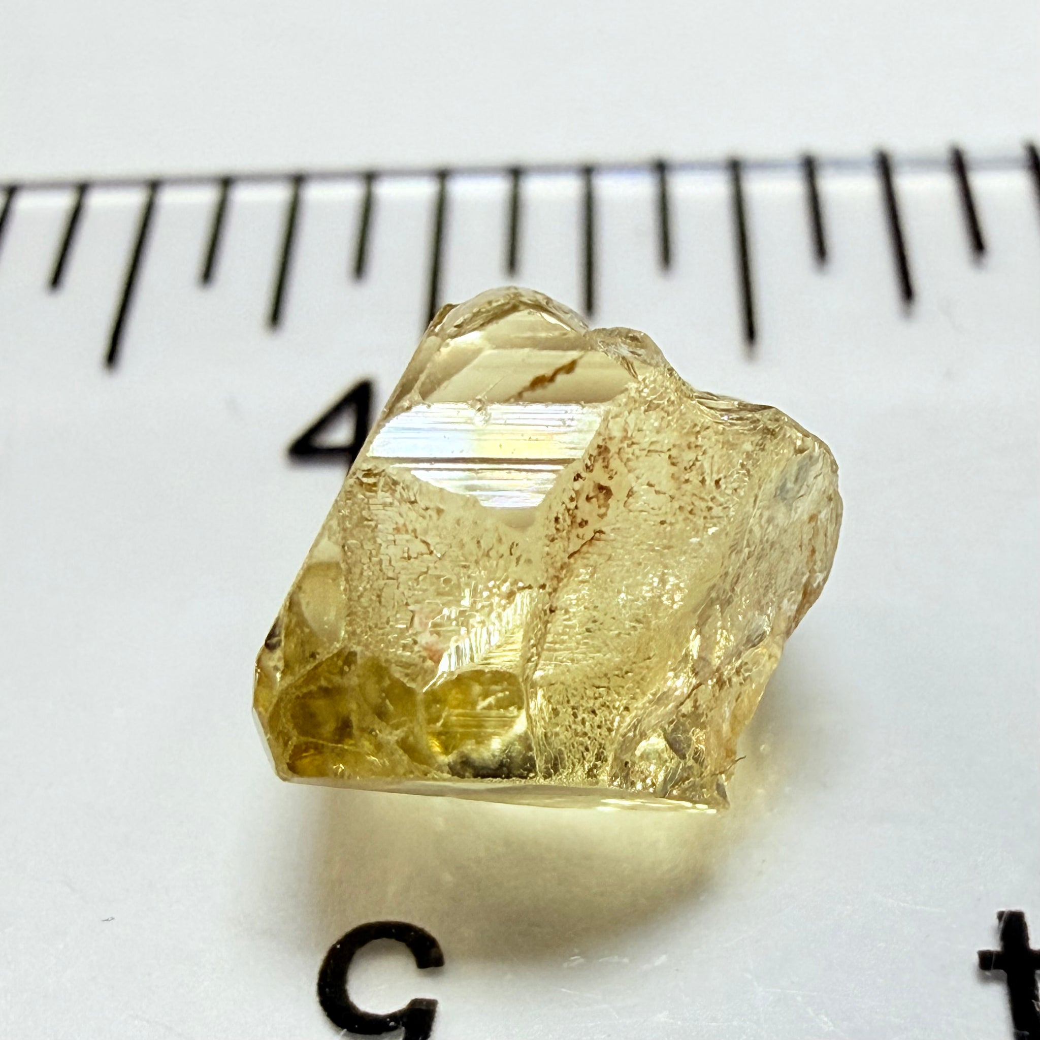 Yellow Tourmaline, 3.88ct, Tanzania, Untreated Unheated, vvs-if