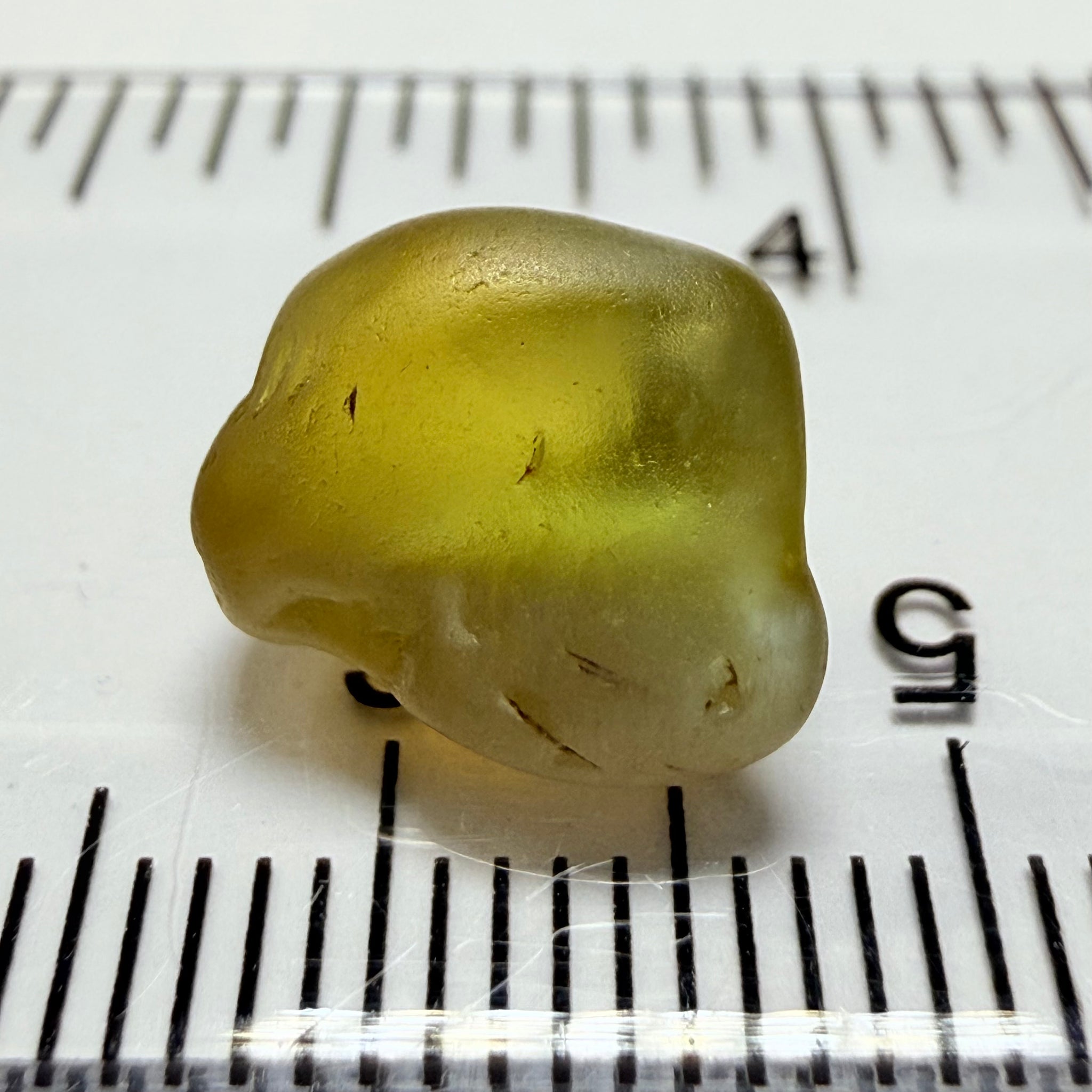 Chrysoberyl 6.23ct, Tunduru, Tanzania, Untreated Unheated, vvs-if with one side of the stone hazy