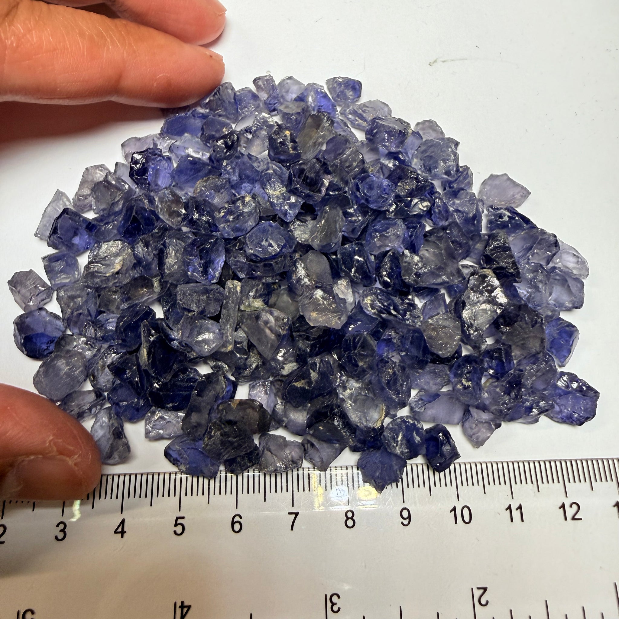 Iolite, 425.00ct Lot, Babati, Tanzania, Untreated Unheated, Very slightly to slightly included, 2.20ct average size