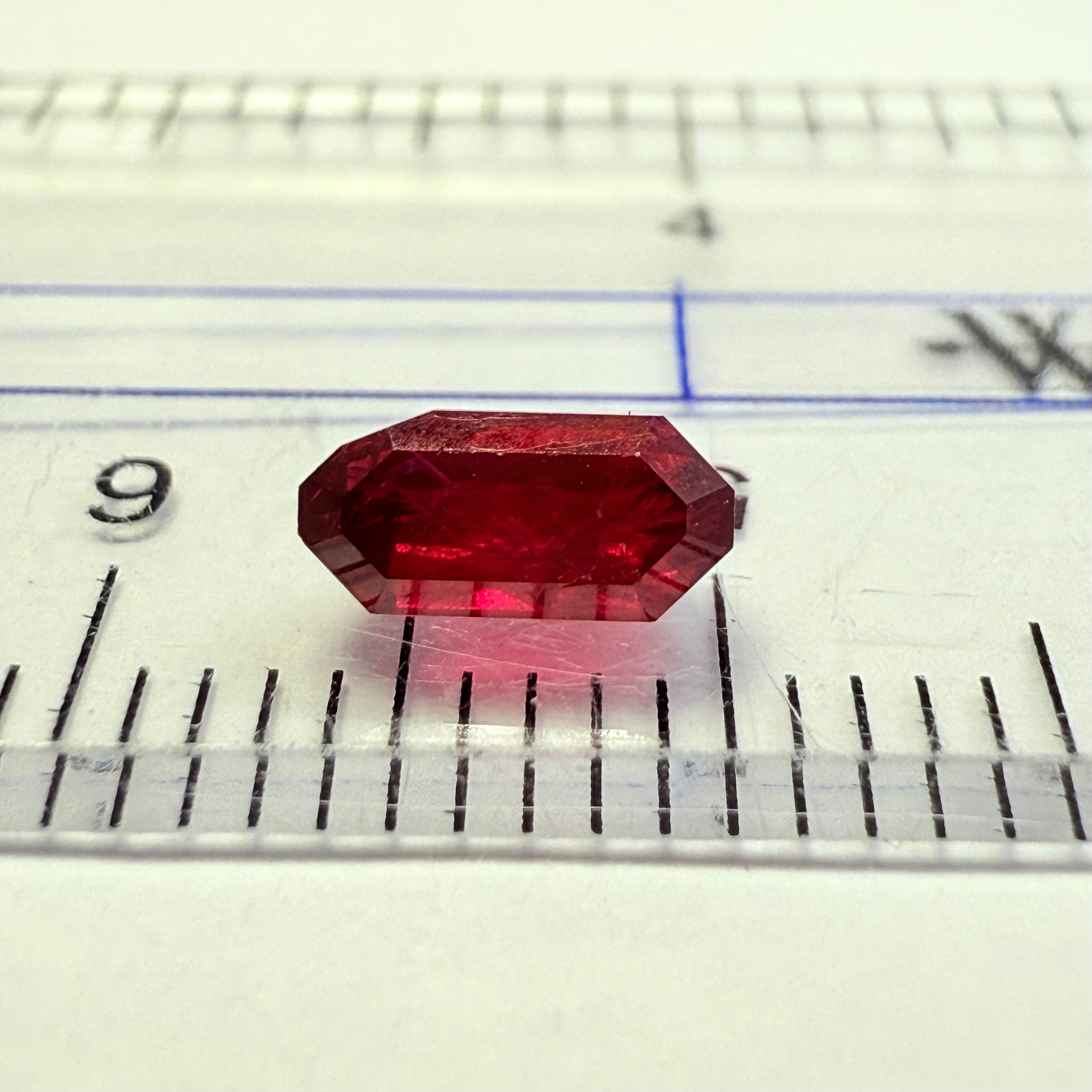 Ruby 0.88ct, Tanzania, Untreated Unheated. Native cut, large pavilion, great for a high setting