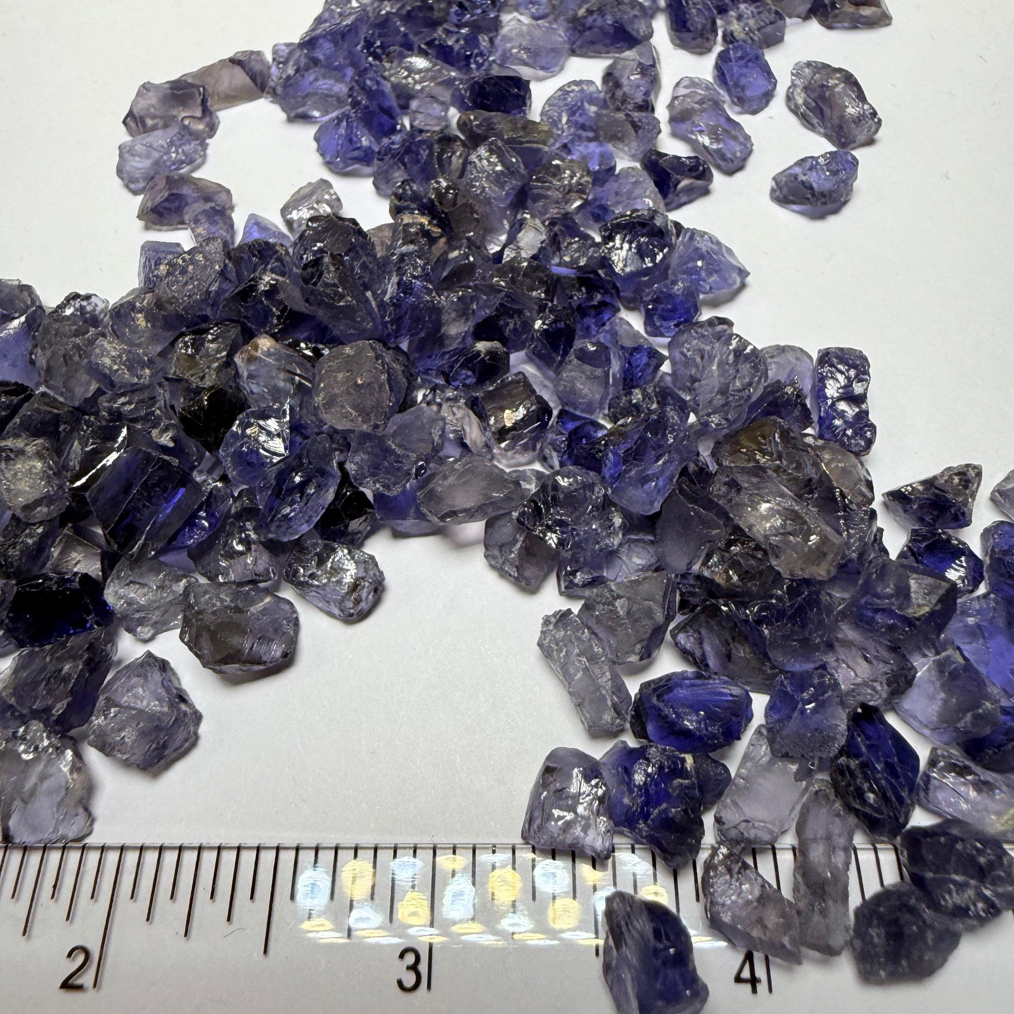 Iolite, 425.00ct Lot, Babati, Tanzania, Untreated Unheated, Very slightly to slightly included, 2.20ct average size