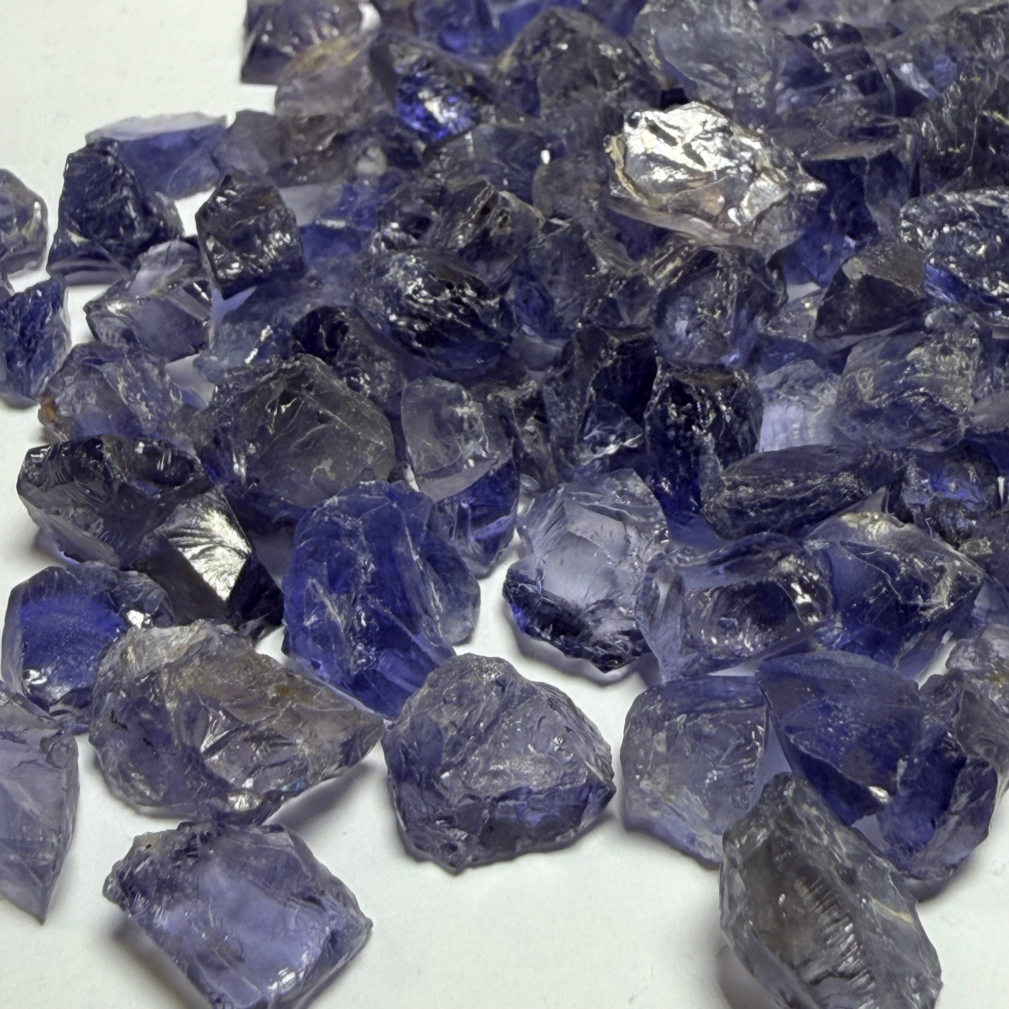 Iolite, 425.00ct Lot, Babati, Tanzania, Untreated Unheated, Very slightly to slightly included, 2.20ct average size