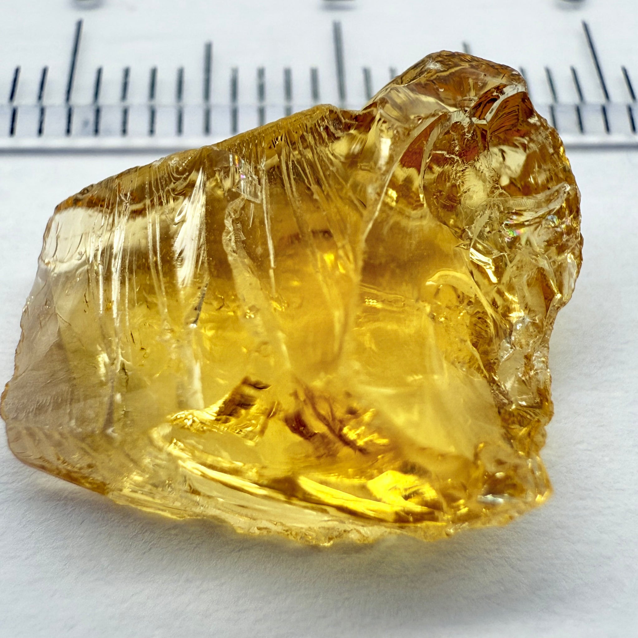 Citrine, 9.41ct, Zambia, Untreated Unheated, VVS-IF, flat shape