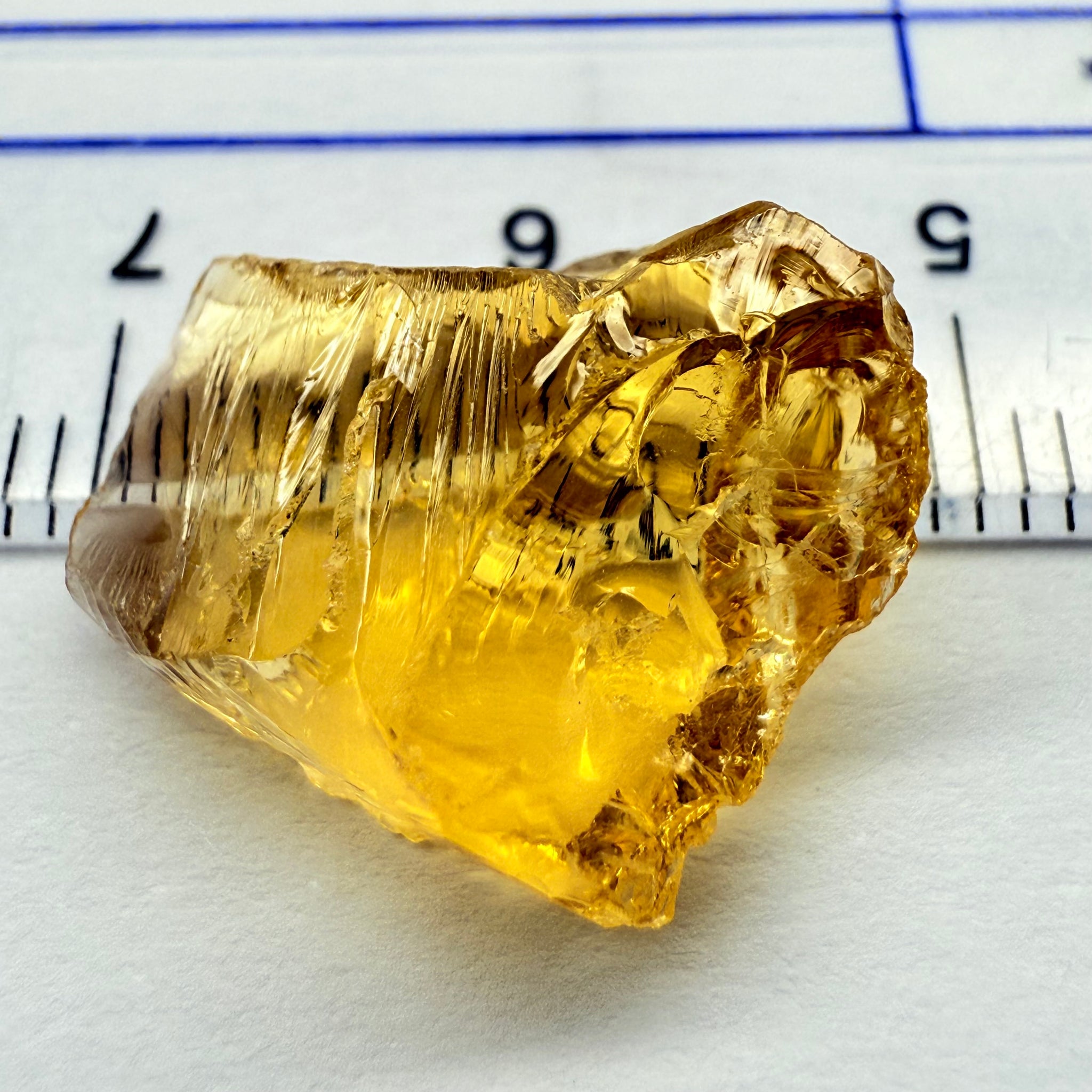 Citrine, 9.41ct, Zambia, Untreated Unheated, VVS-IF, flat shape