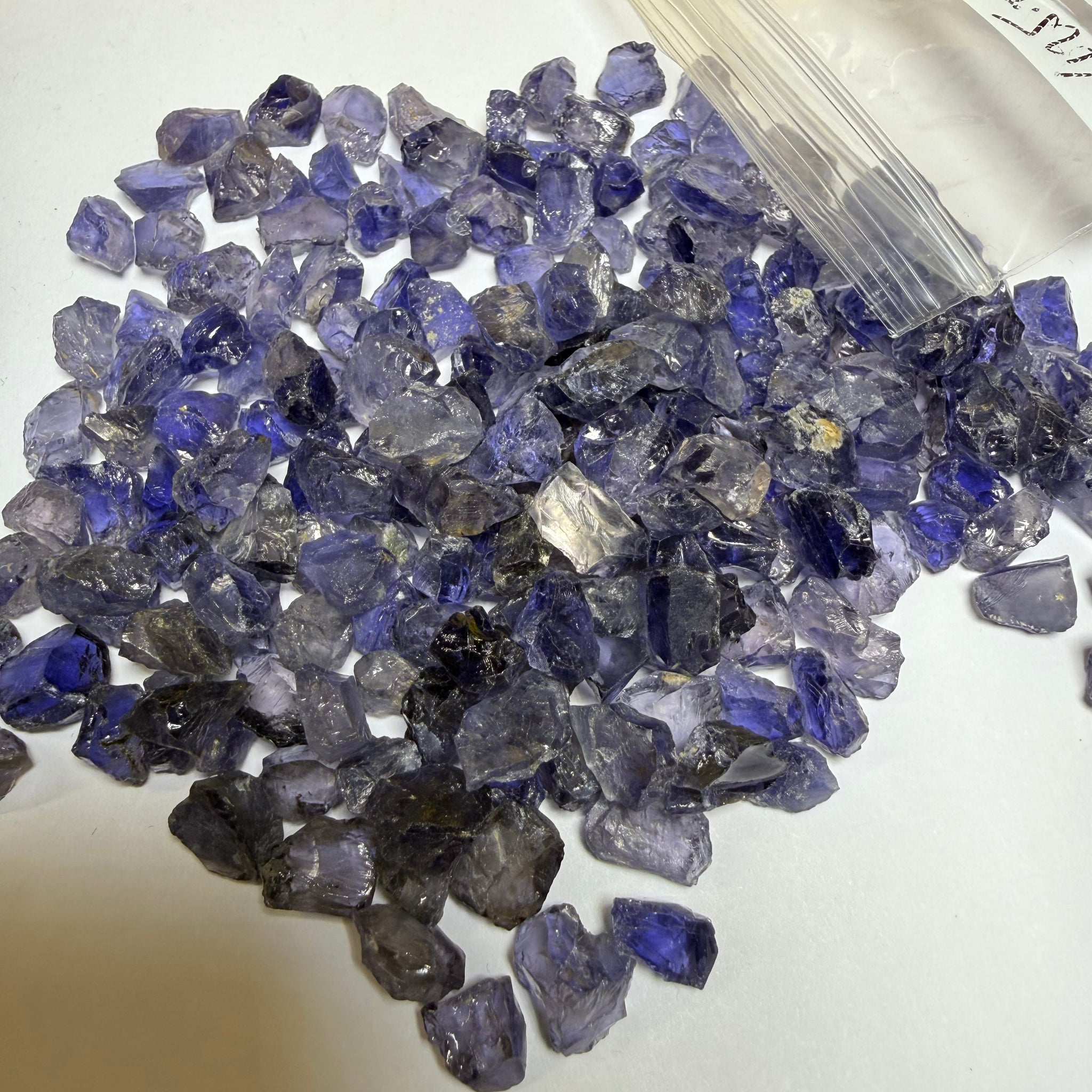 Iolite, 425.00ct Lot, Babati, Tanzania, Untreated Unheated, Very slightly to slightly included, 2.20ct average size