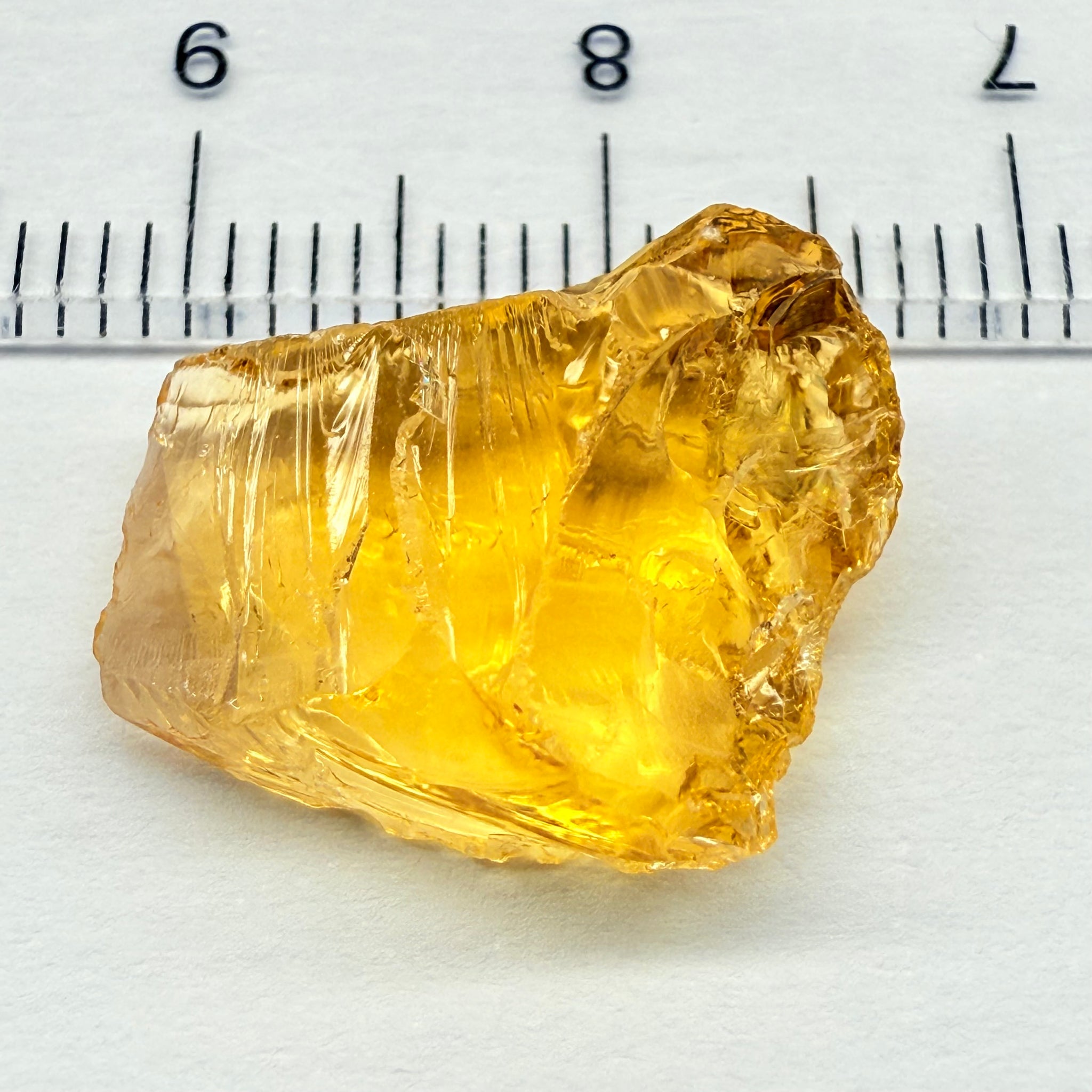 Citrine, 9.41ct, Zambia, Untreated Unheated, VVS-IF, flat shape