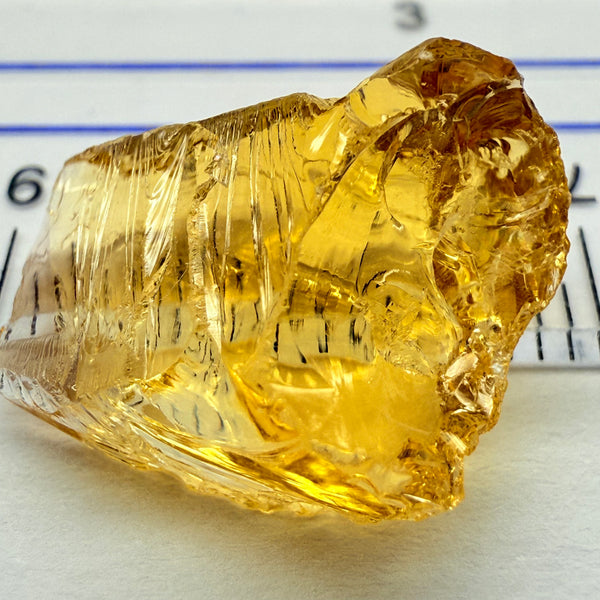 Citrine, 9.41ct, Zambia, Untreated Unheated, VVS-IF, flat shape