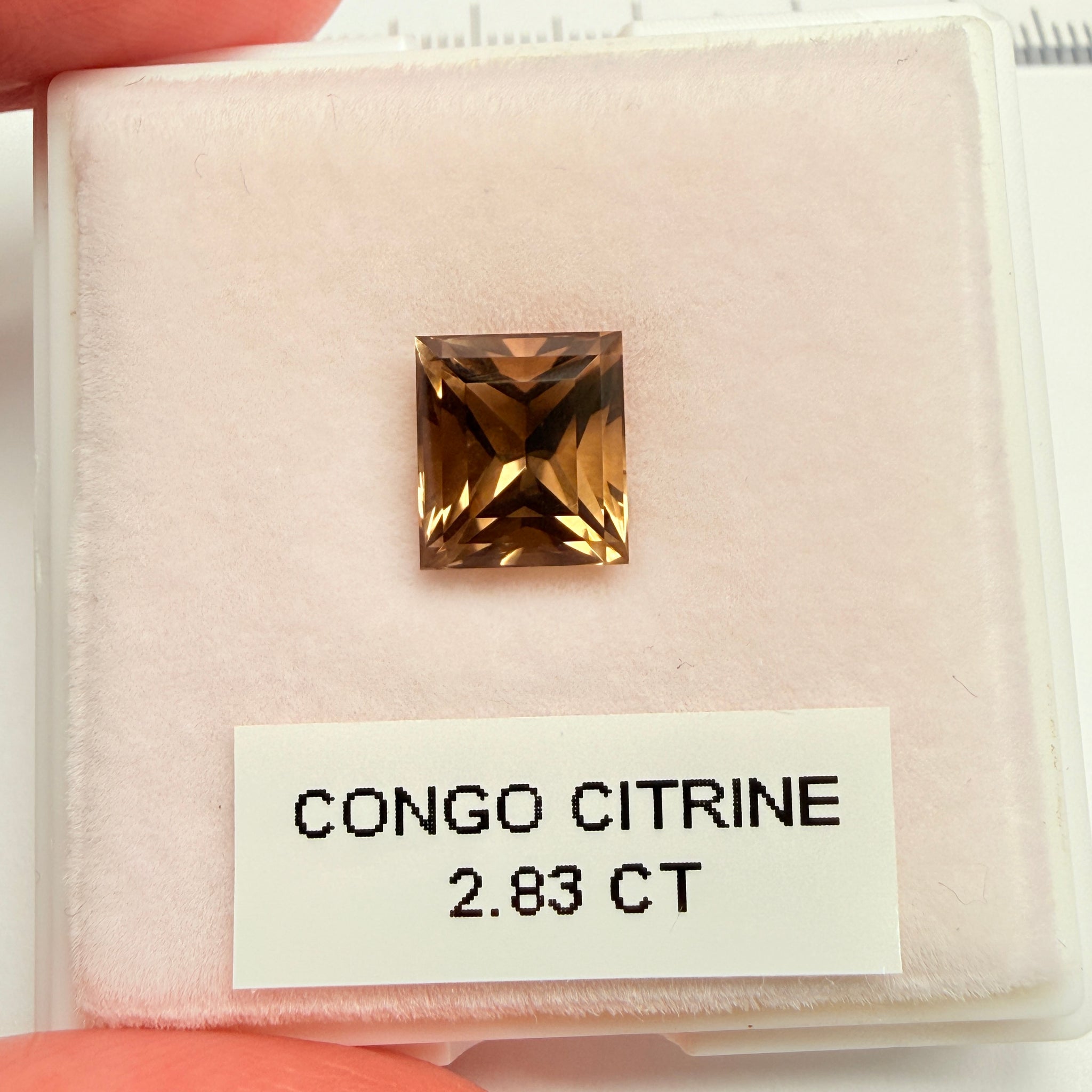 Congo Citrine, 2.83ct, Untreated Unheated