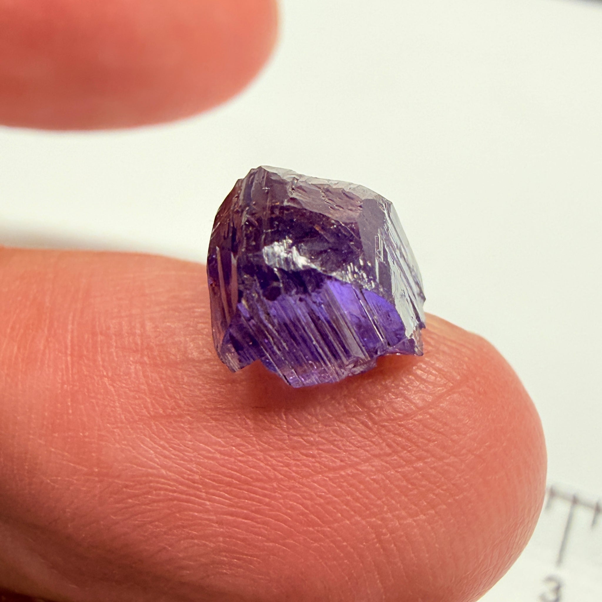 Tanzanite Crystal, 3.87ct, Tanzania, Untreated Unheated