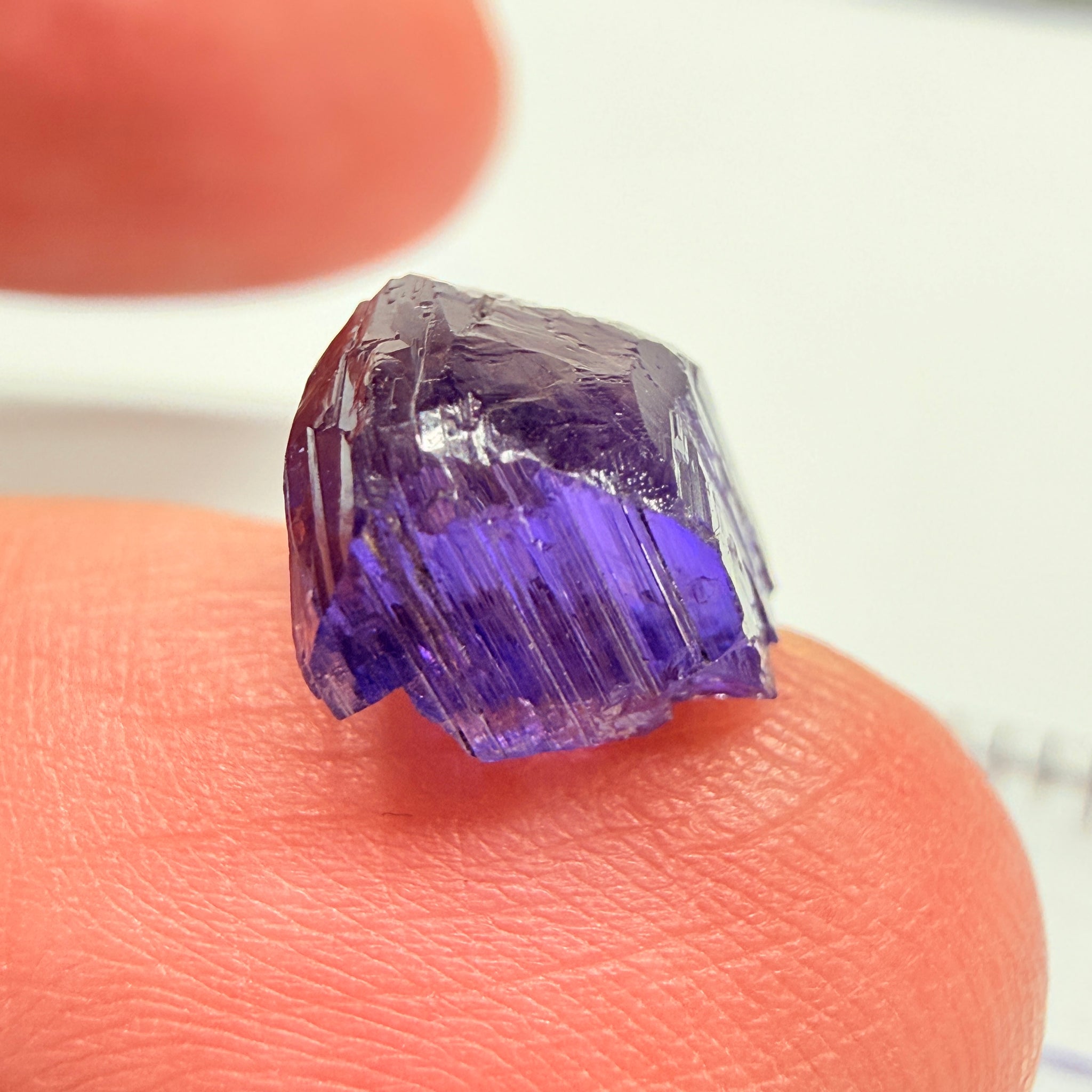 Tanzanite Crystal, 3.87ct, Tanzania, Untreated Unheated