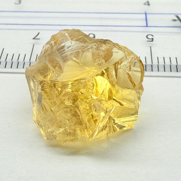 Citrine, 15.21ct, Zambia, Untreated Unheated, VVS-IF
