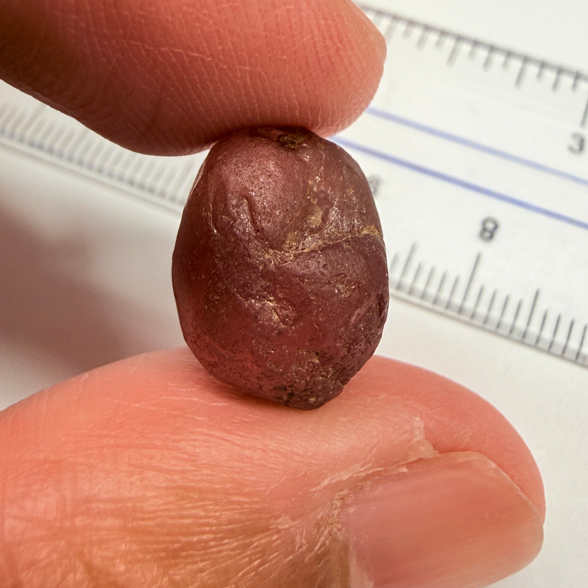 Lindi Garnet, 17.61ct, Lindi, Tanzania, Untreated Unheated, no inclusions, just has a bit of silk inside