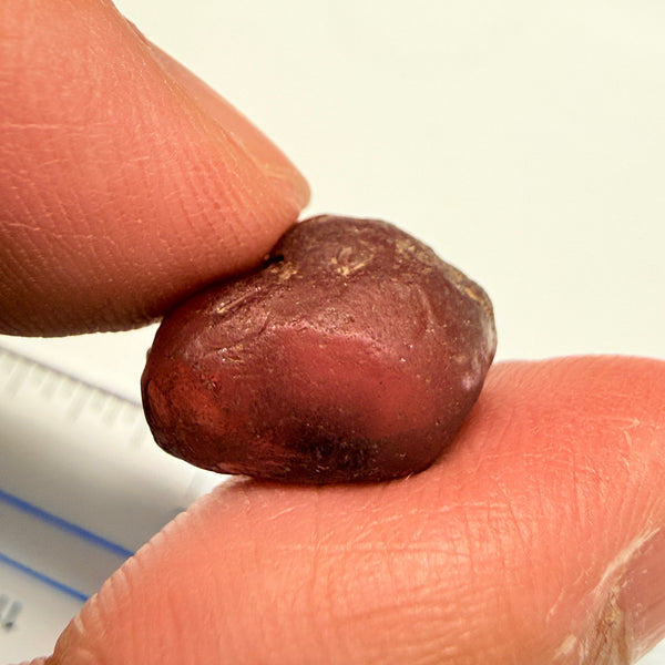 Lindi Garnet, 17.61ct, Lindi, Tanzania, Untreated Unheated, no inclusions, just has a bit of silk inside