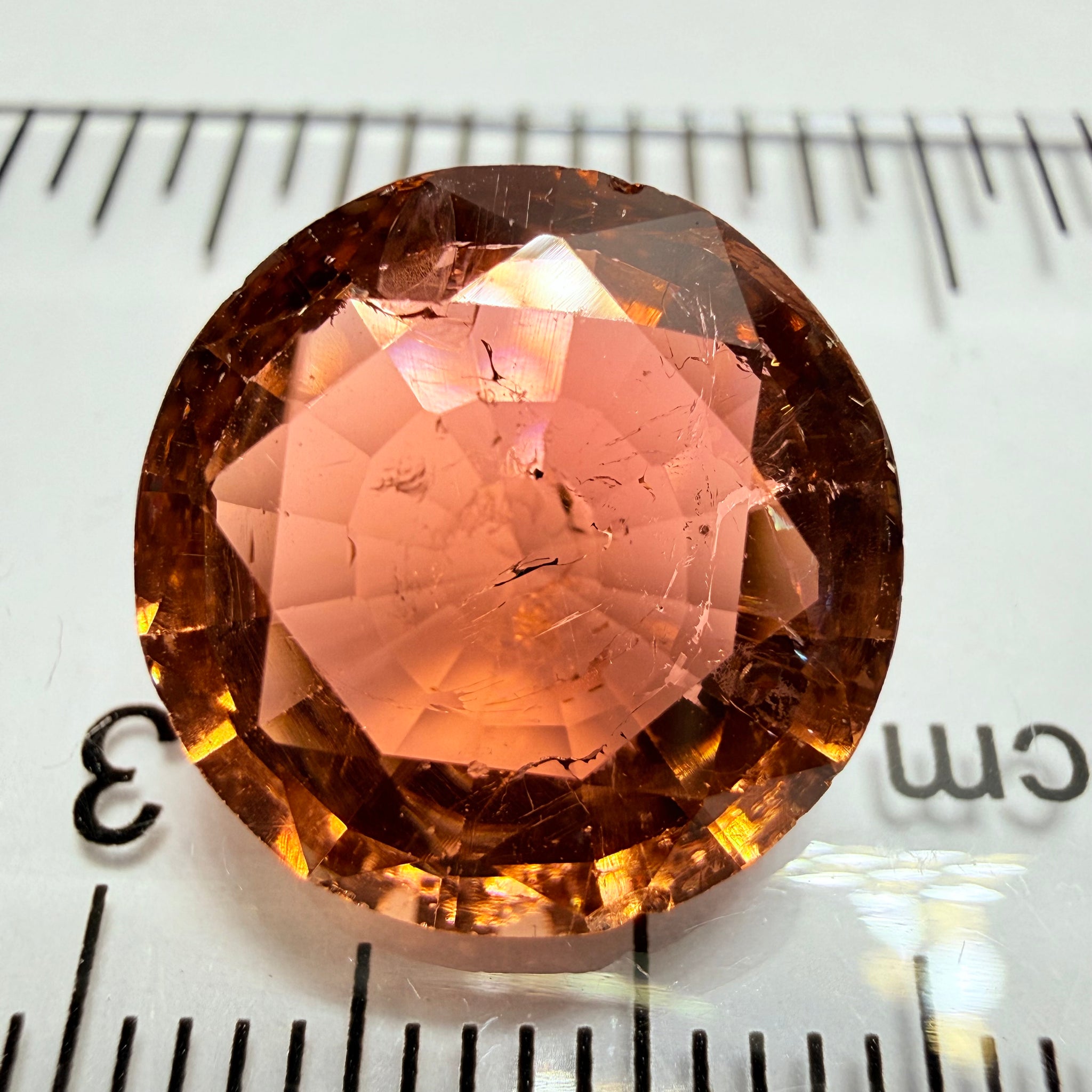Tourmaline, 6.60ct, Congo, Untreated Unheated, native cut, badly cut