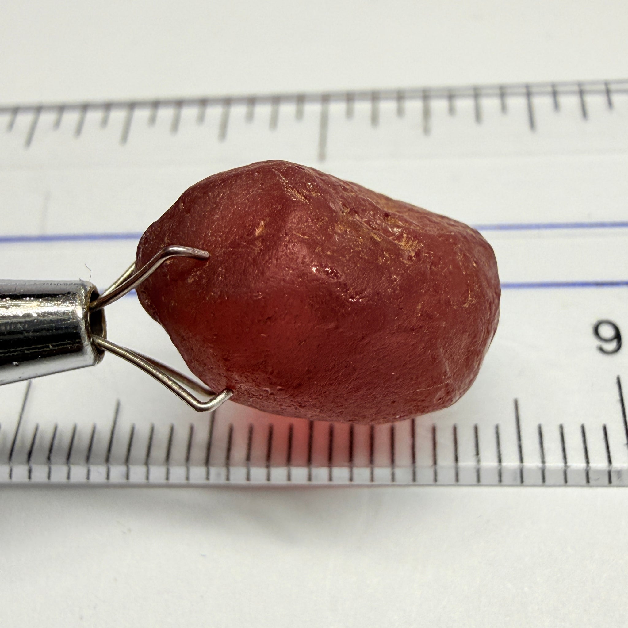 Lindi Garnet, 17.61ct, Lindi, Tanzania, Untreated Unheated, no inclusions, just has a bit of silk inside