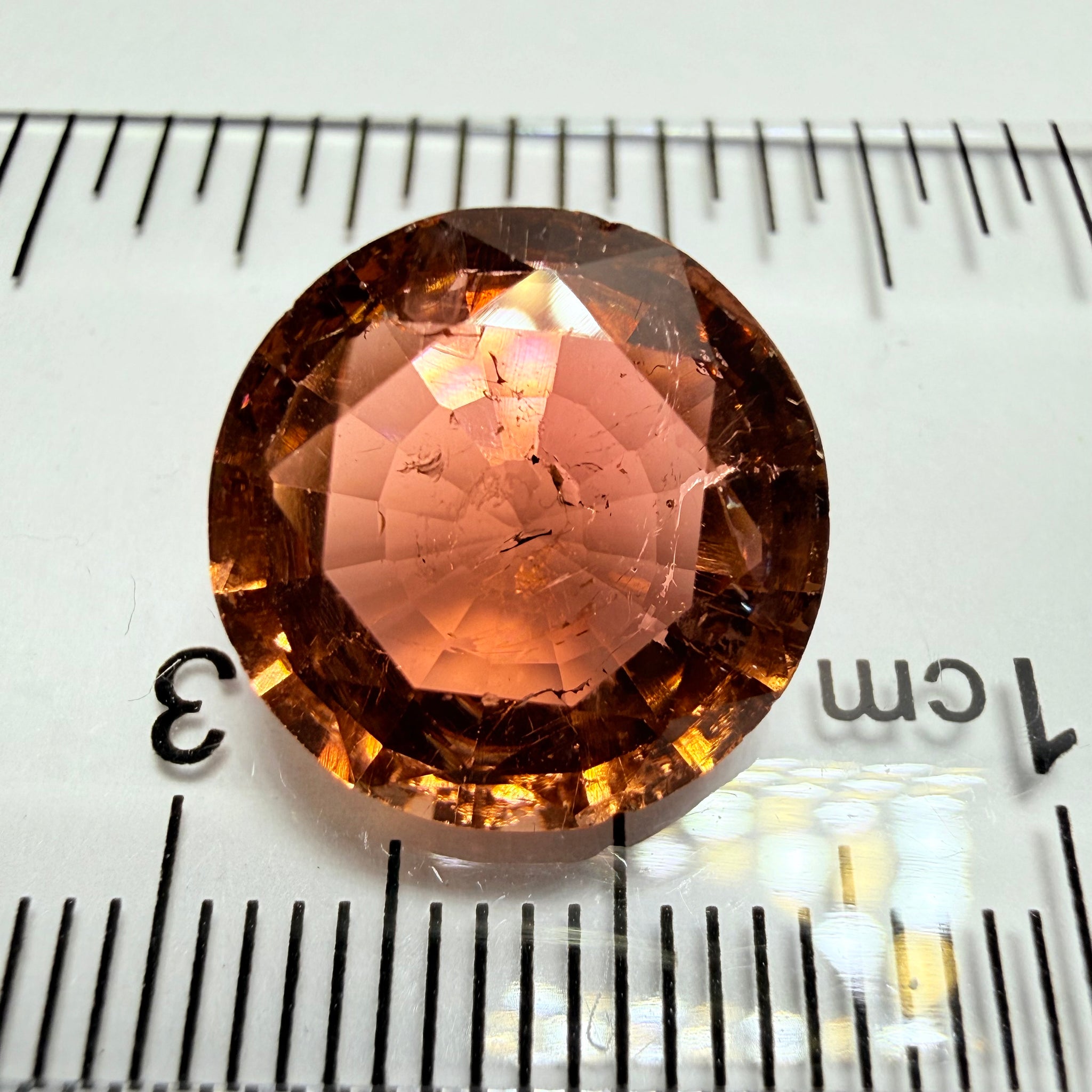 Tourmaline, 6.60ct, Congo, Untreated Unheated, native cut, badly cut
