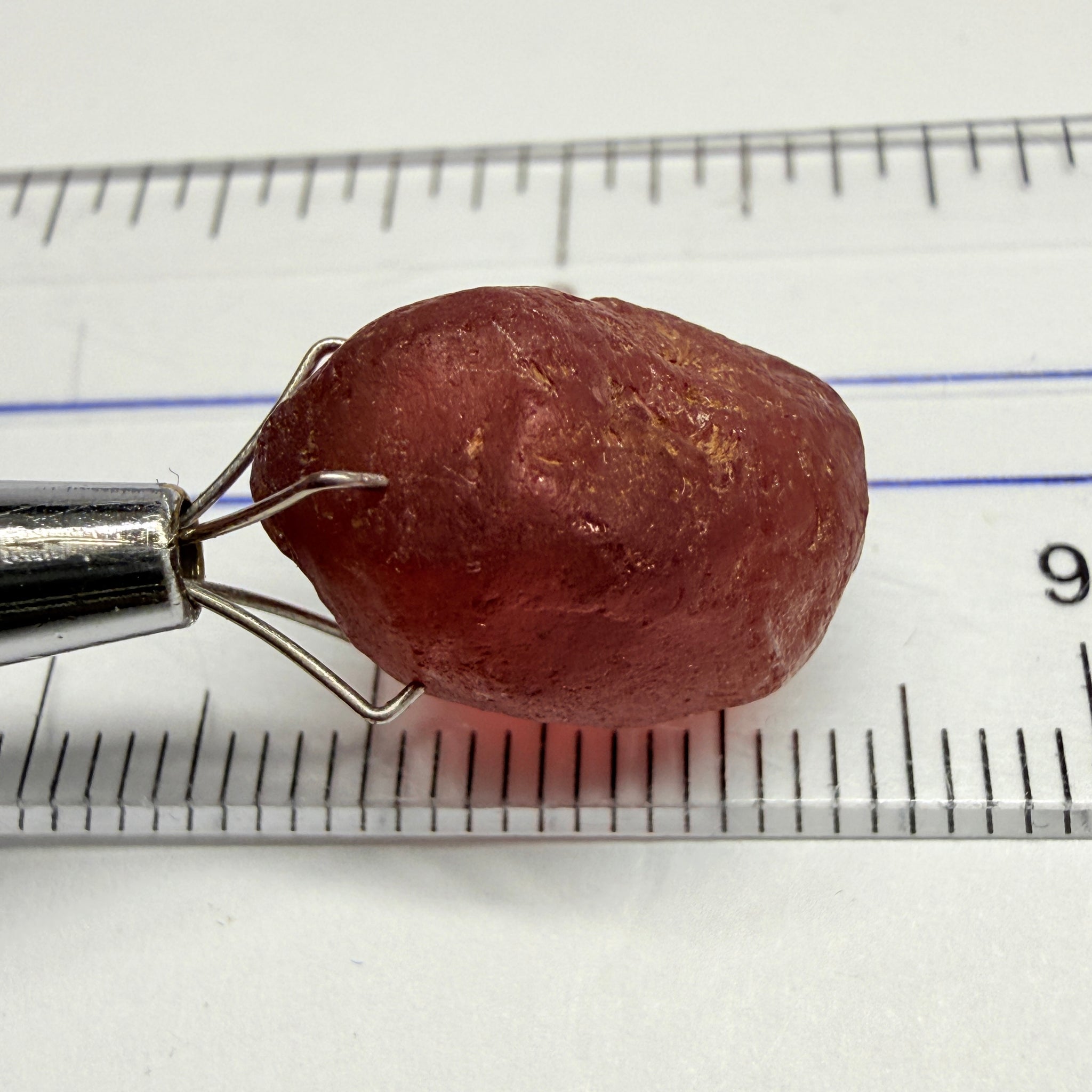 Lindi Garnet, 17.61ct, Lindi, Tanzania, Untreated Unheated, no inclusions, just has a bit of silk inside