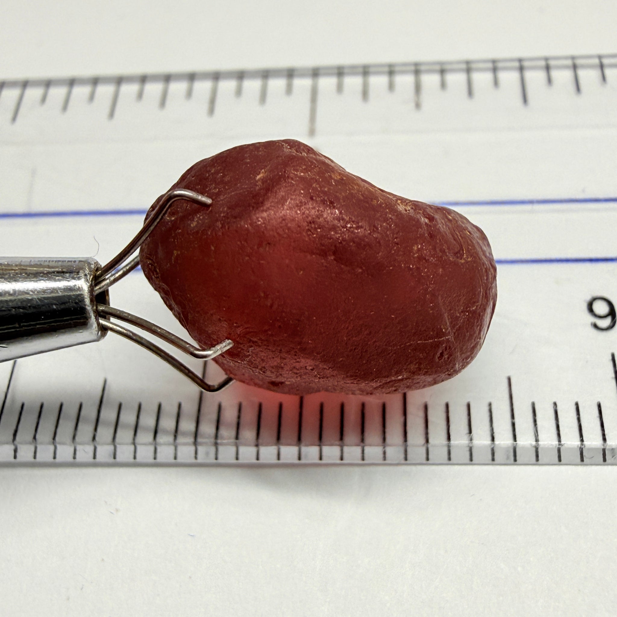 Lindi Garnet, 17.61ct, Lindi, Tanzania, Untreated Unheated, no inclusions, just has a bit of silk inside