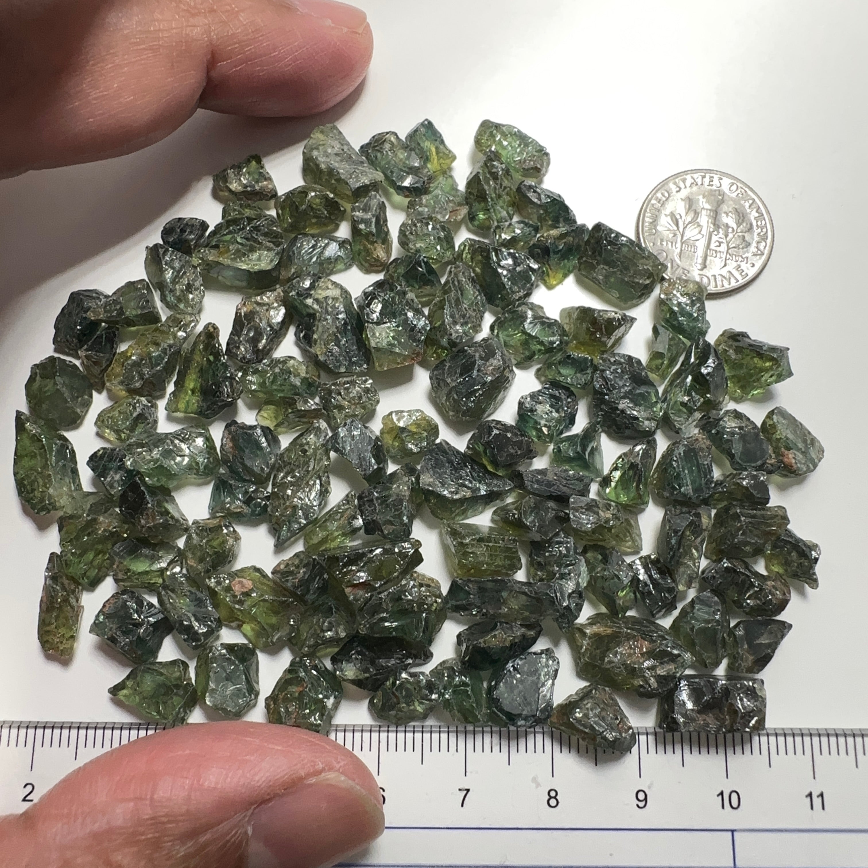 305ct / 61gm Kenyan Sapphire Lot, Garbatulla Mine, Untreated Unheated, all have clean Facetable portions in half or more of the stone, where exterior inclusions will have to be removed on disk