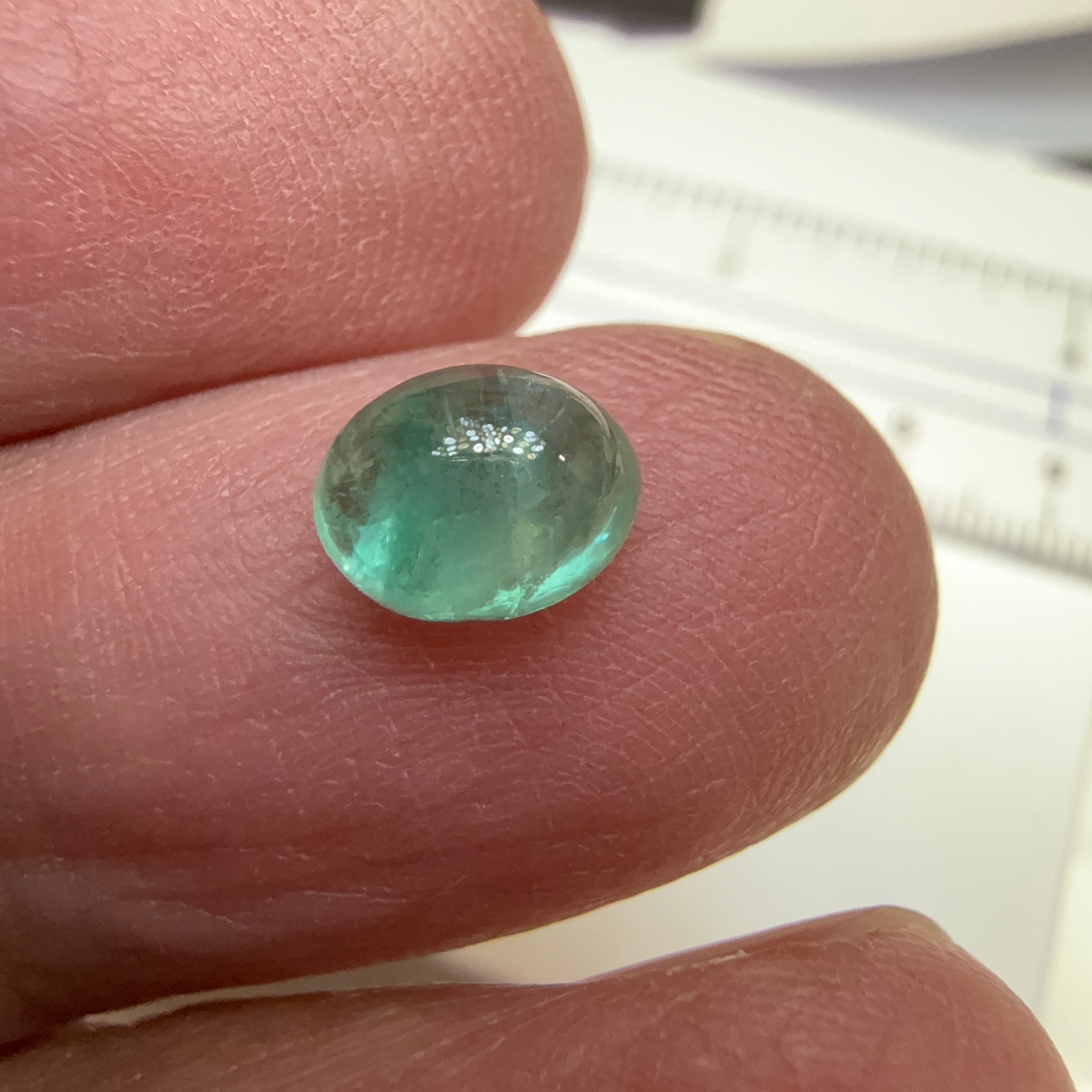 Emerald, 1.38ct, Tanzania. Untreated Unheated No Oil.
