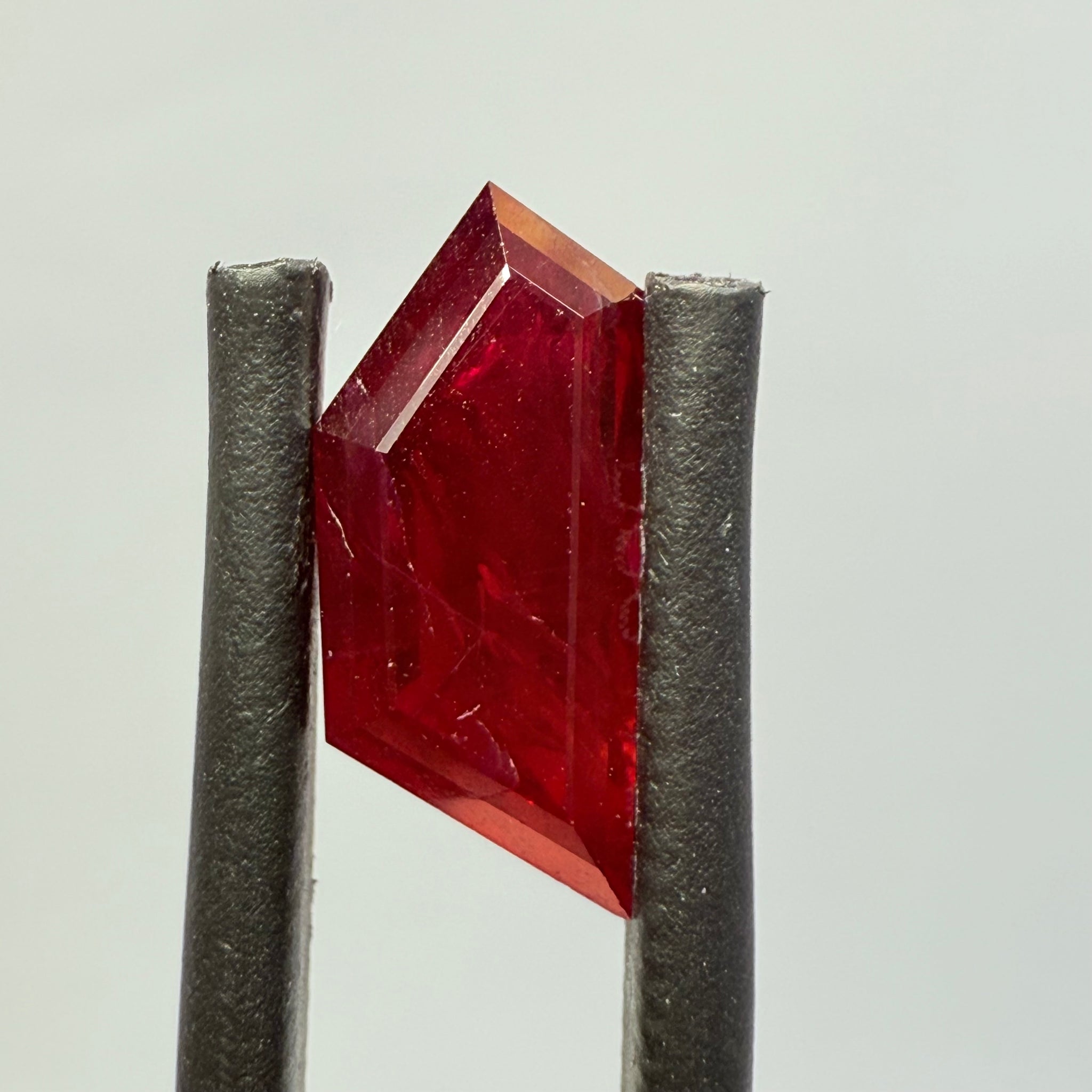 Ruby 3.16ct, Tanzania, Untreated Unheated. Fancy Freeform Cut