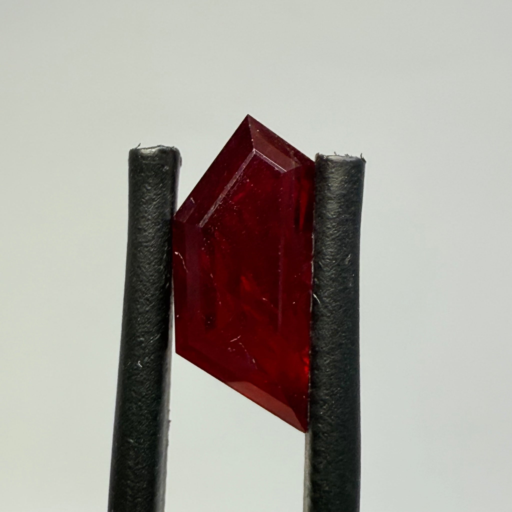 Ruby 3.16ct, Tanzania, Untreated Unheated. Fancy Freeform Cut