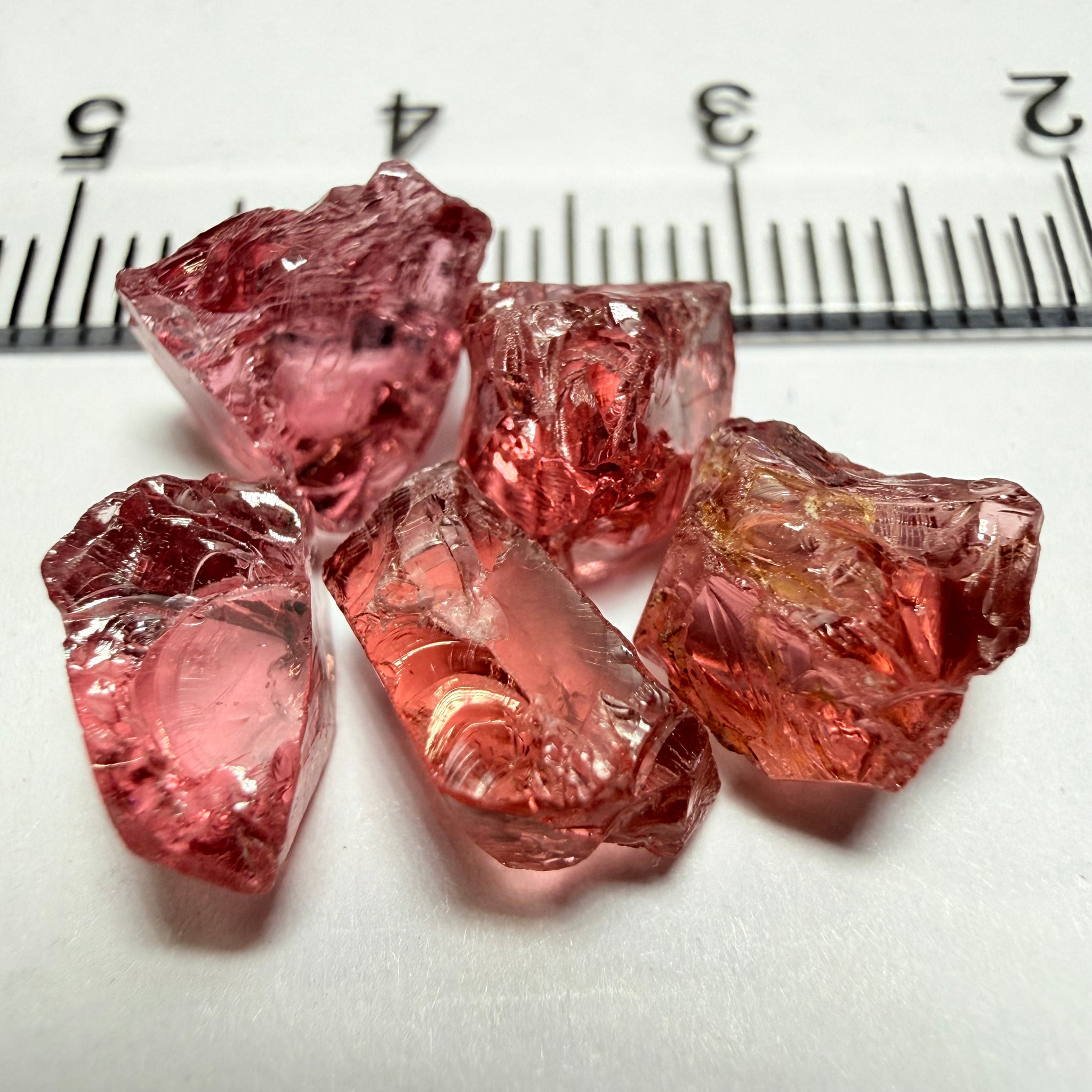 Garnet Lot, 14.65ct, Tanzania, Untreated Unheated. vs, 2.93ct av.