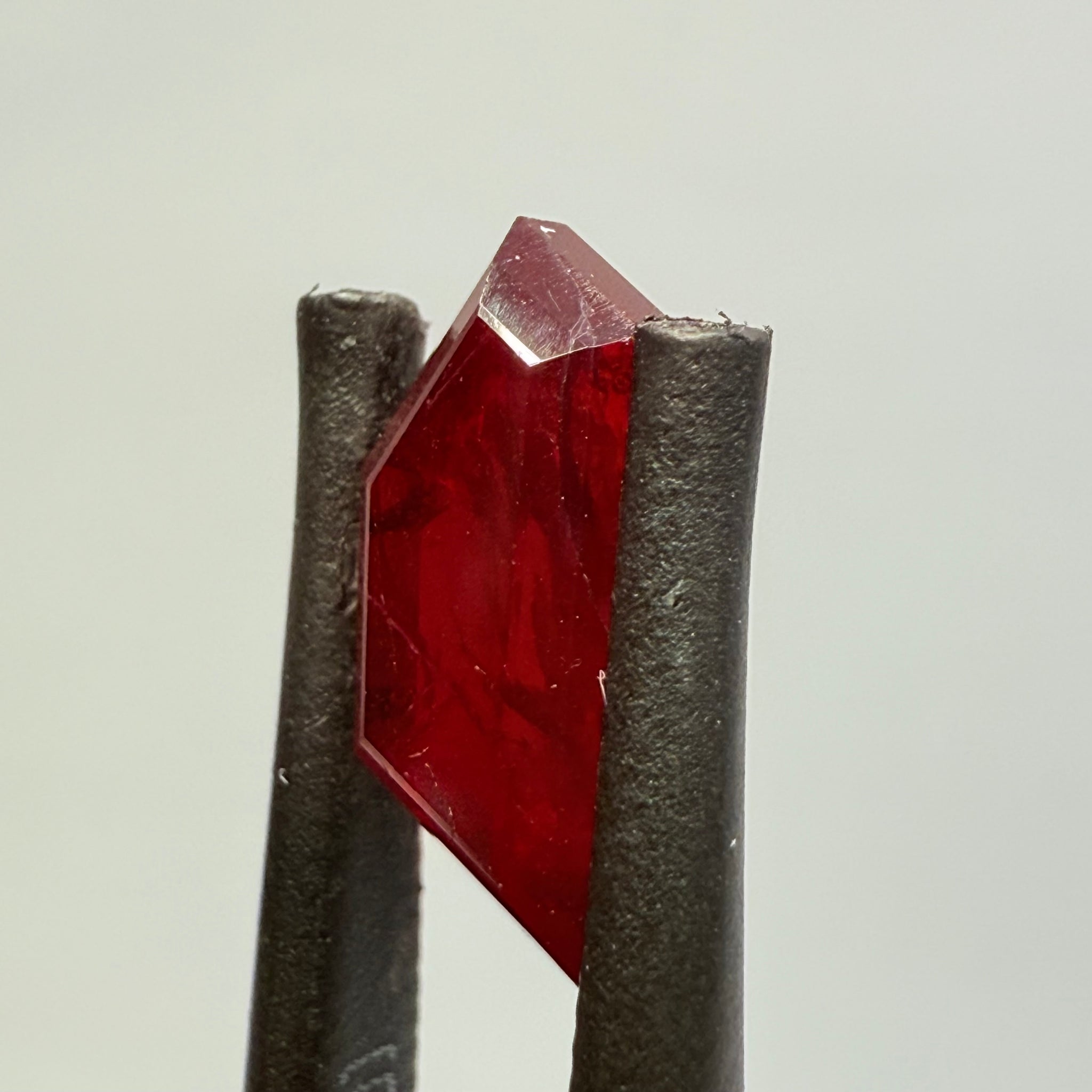 Ruby 3.16ct, Tanzania, Untreated Unheated. Fancy Freeform Cut