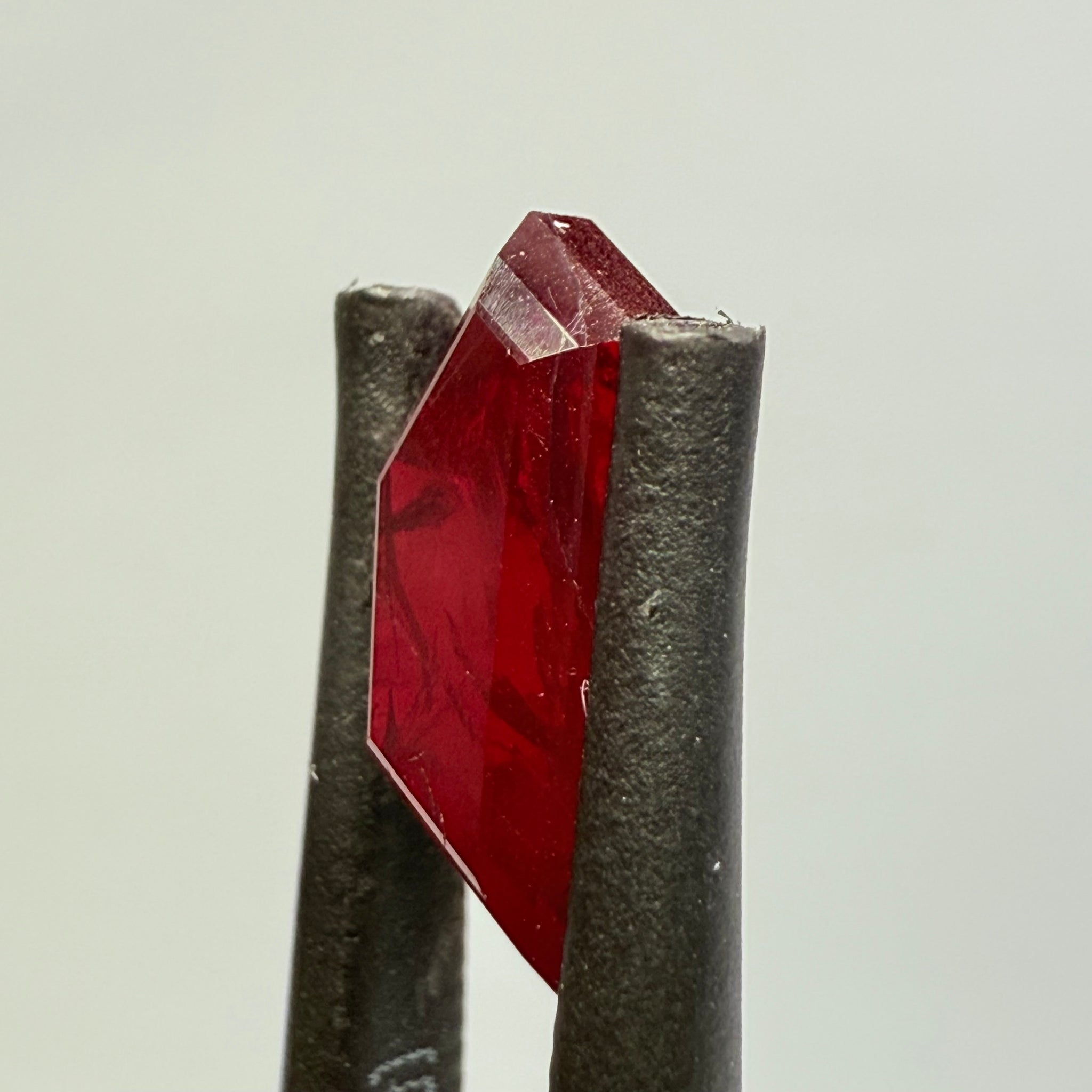 Ruby 3.16ct, Tanzania, Untreated Unheated. Fancy Freeform Cut