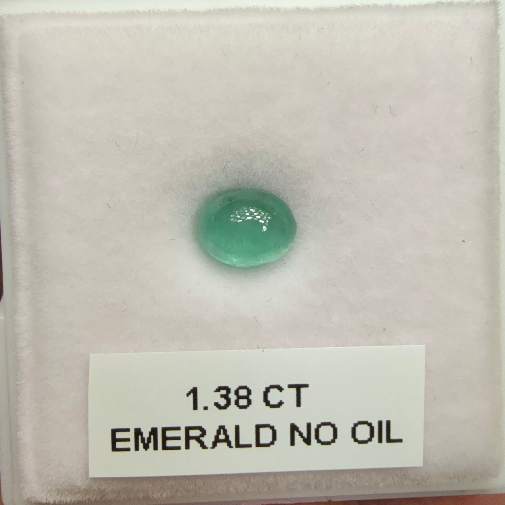 Emerald, 1.38ct, Tanzania. Untreated Unheated No Oil.