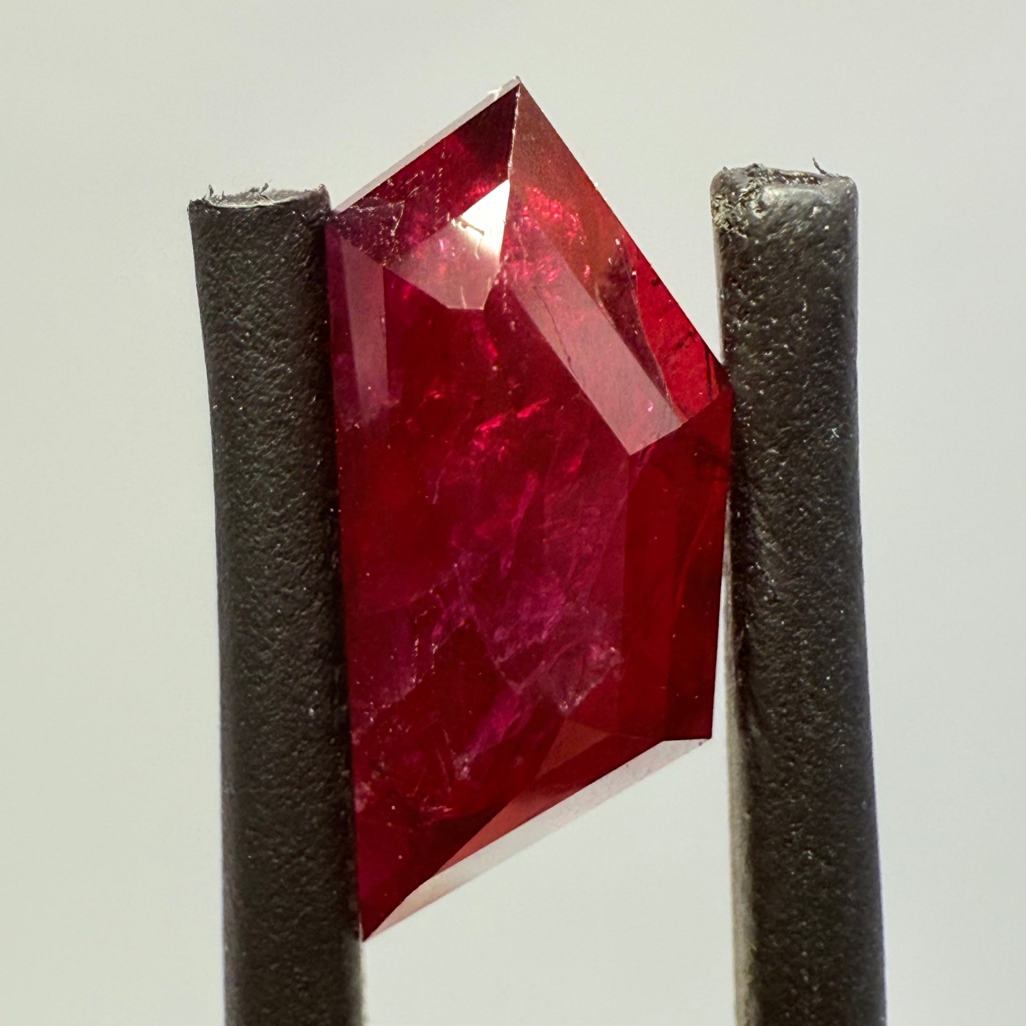 Ruby 3.16ct, Tanzania, Untreated Unheated. Fancy Freeform Cut