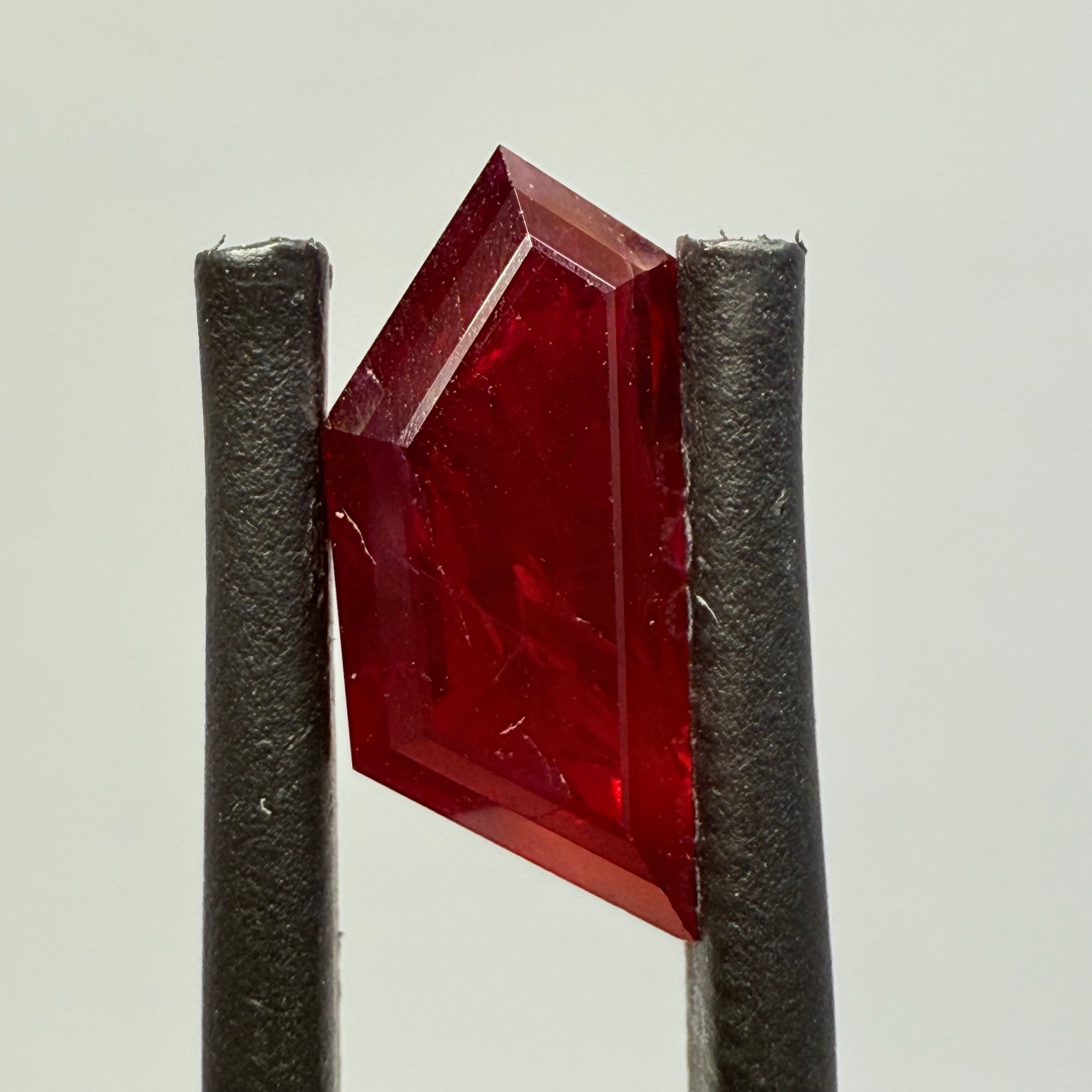 Ruby 3.16ct, Tanzania, Untreated Unheated. Fancy Freeform Cut