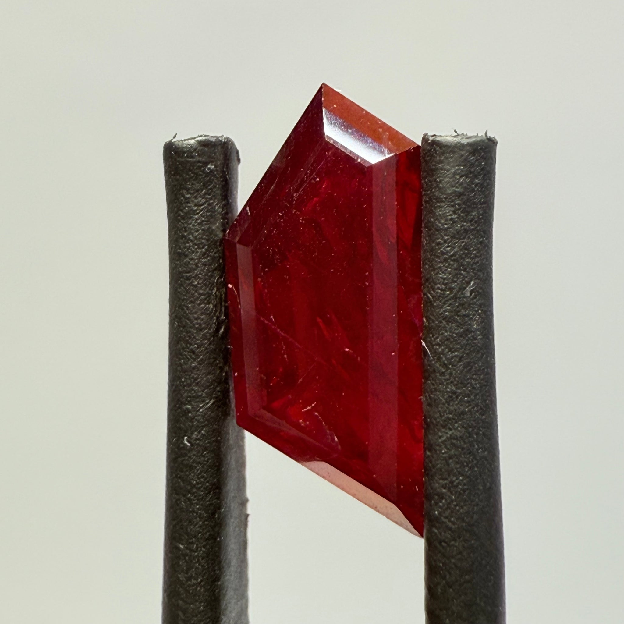 Ruby 3.16ct, Tanzania, Untreated Unheated. Fancy Freeform Cut