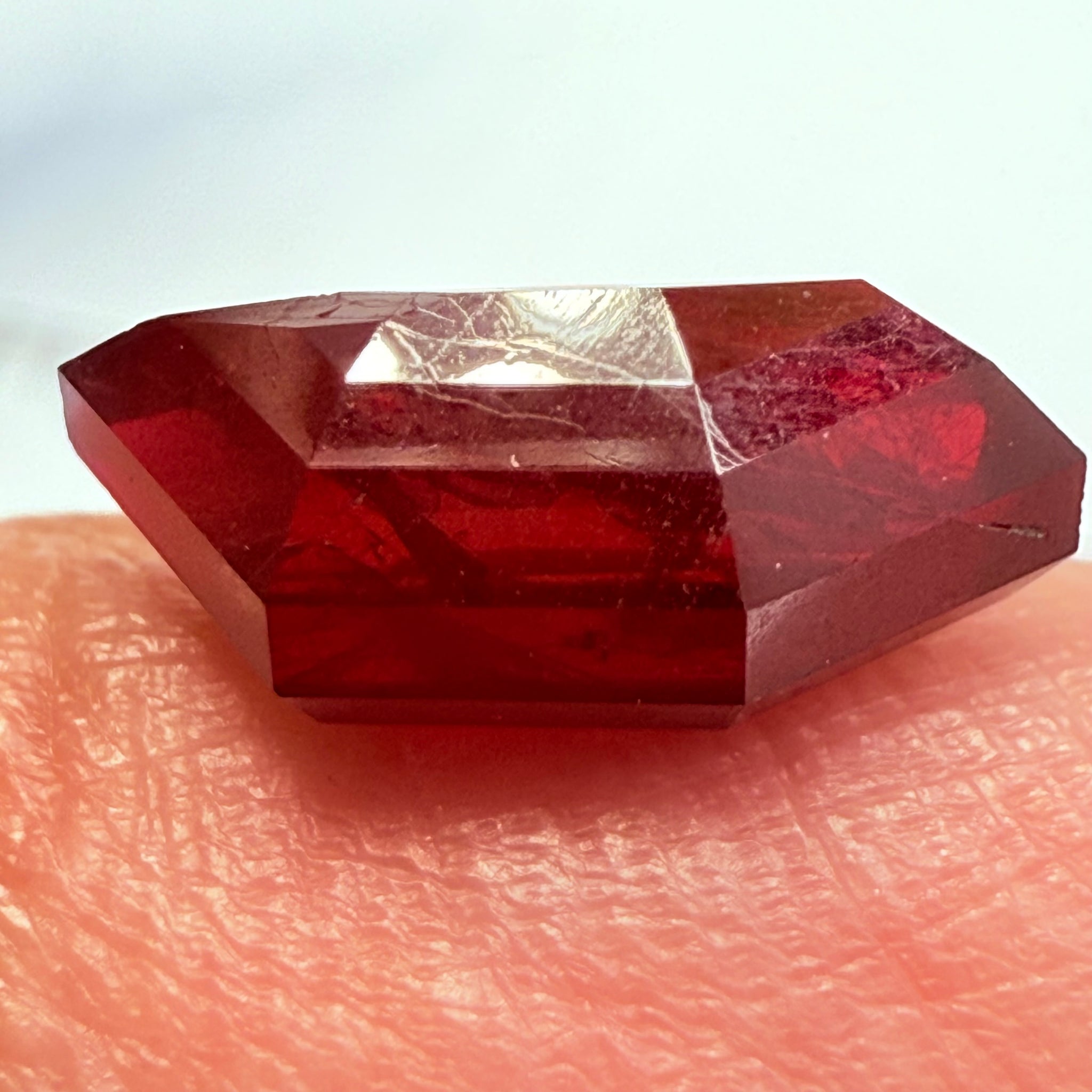 Ruby 3.16ct, Tanzania, Untreated Unheated. Fancy Freeform Cut