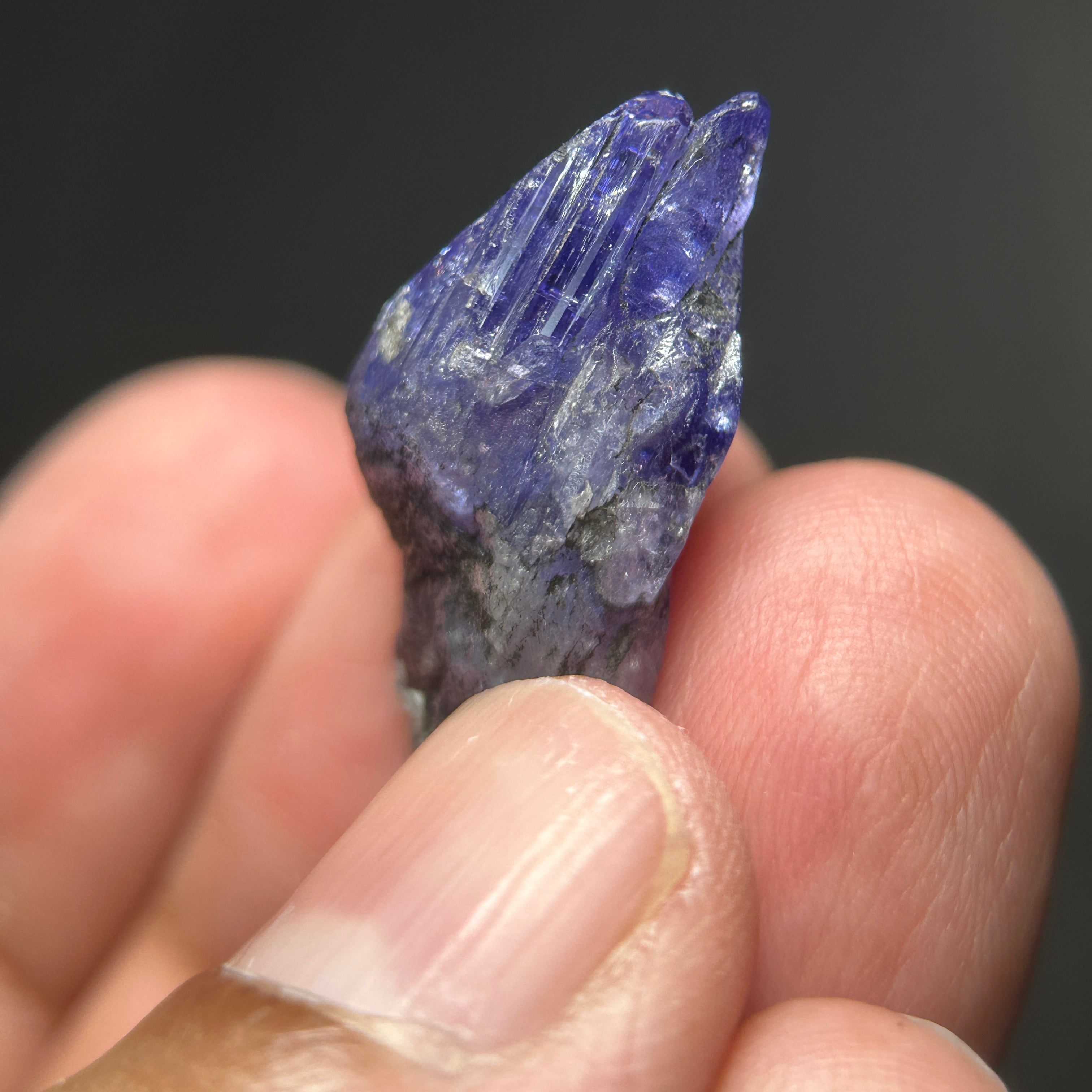 22.14ct Tanzanite Crystal, Gently Heated, Tanzania