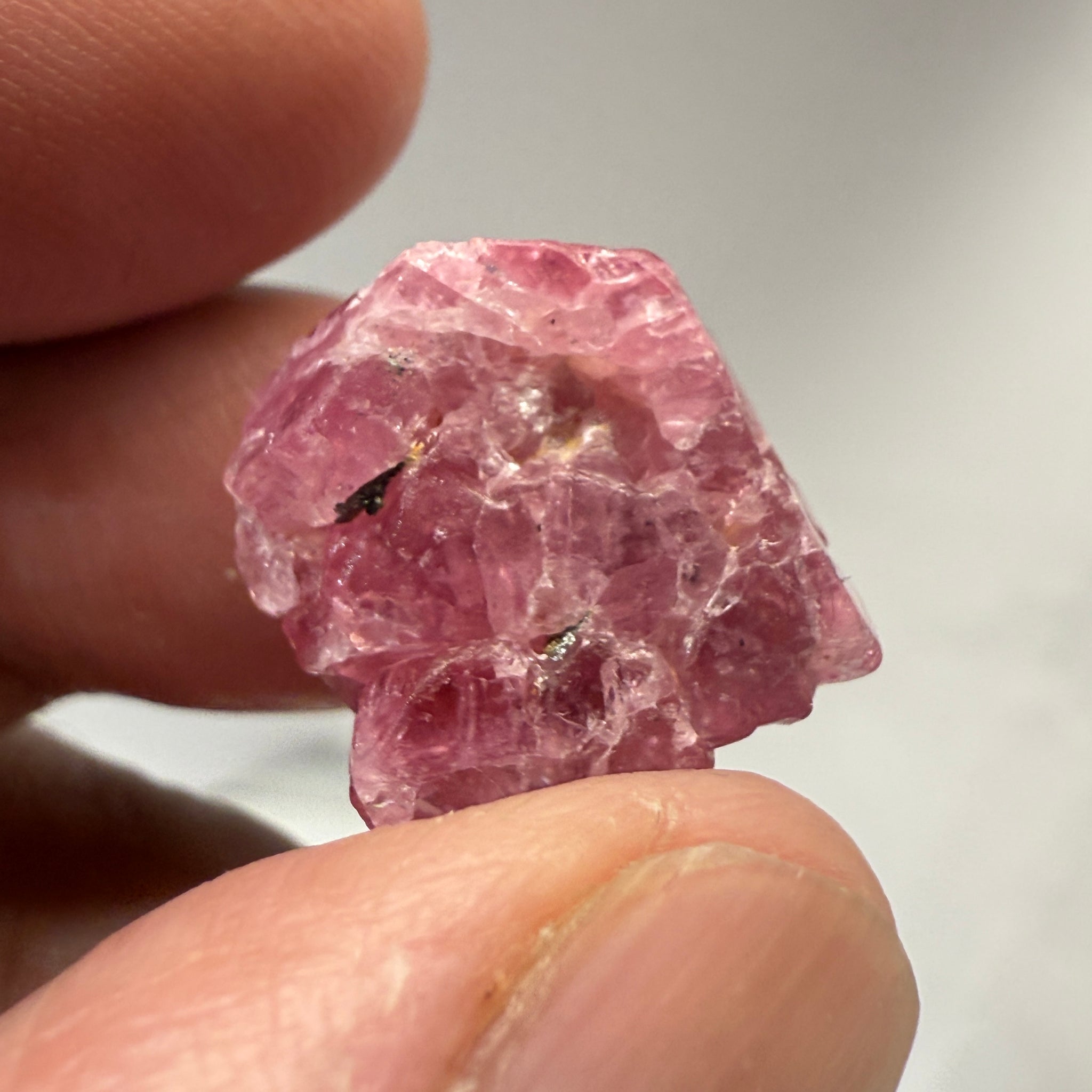 Mahenge Spinel Crystal, 22.88ct, Tanzania, Untreated Untreated