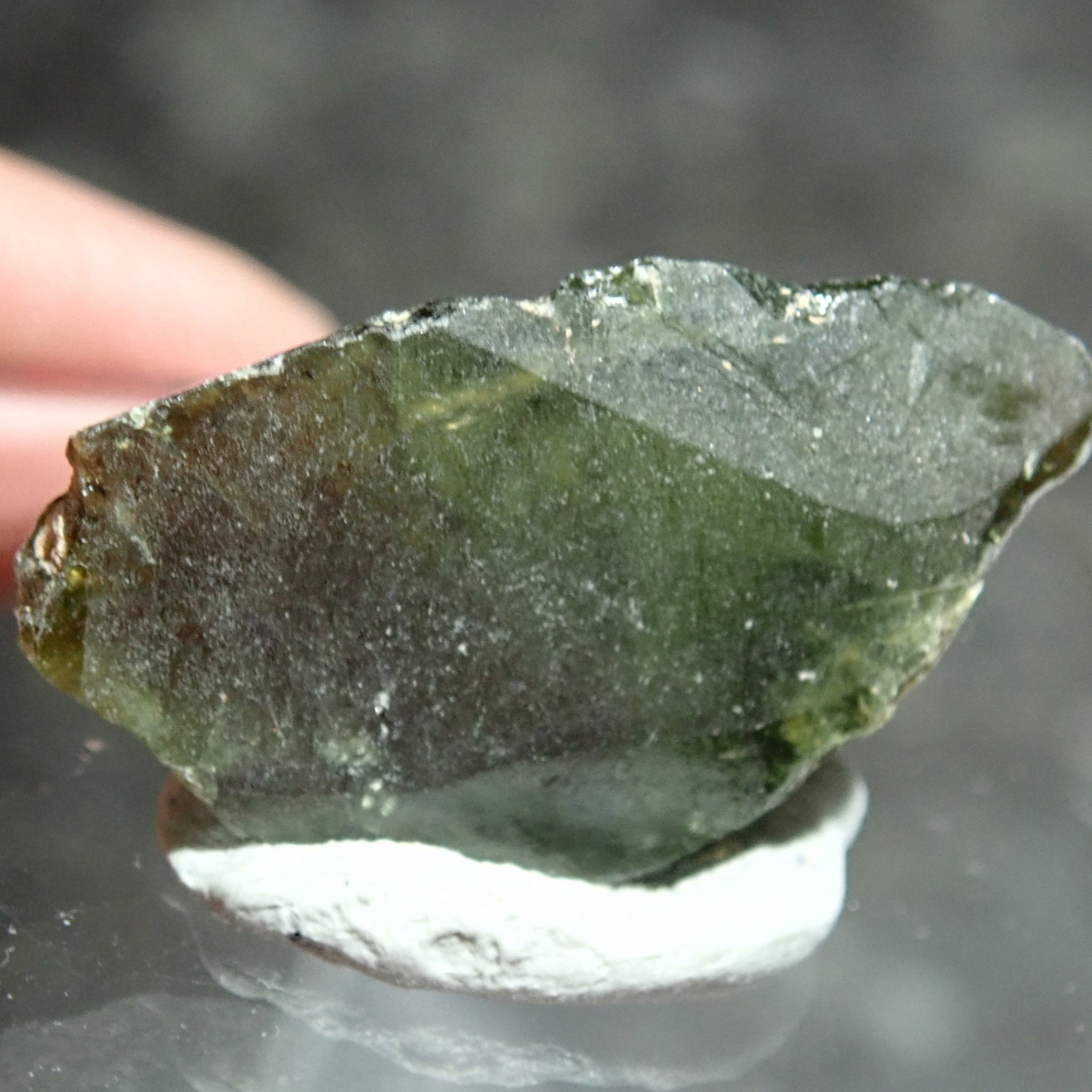 32.10Ct Chrome Sphene Crystal Tanzania Very Rare