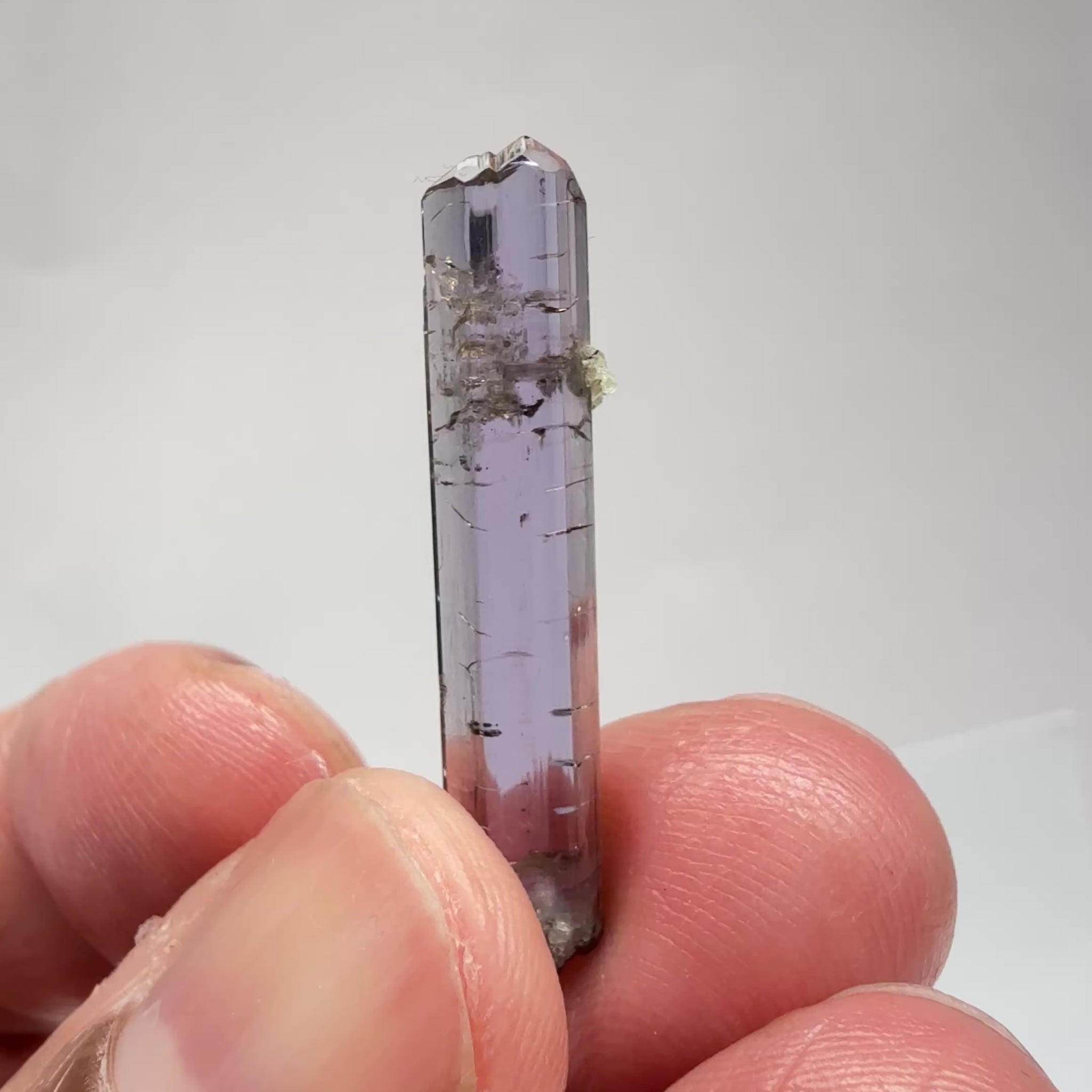 Tanzanite Crystal, 6.65ct, Tanzania, Unheated Untreated, 31.20 x 2.90 x 5.70mm