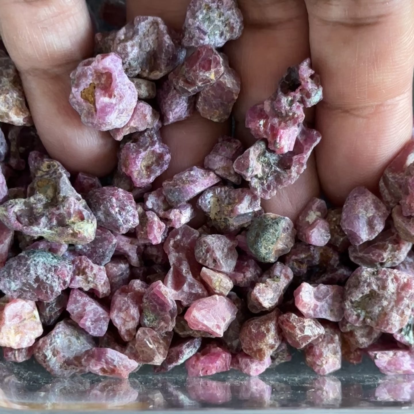 Ruby Crystals, Tanzania, Untreated Unheated, Per Stone, want any particular shape, just ask