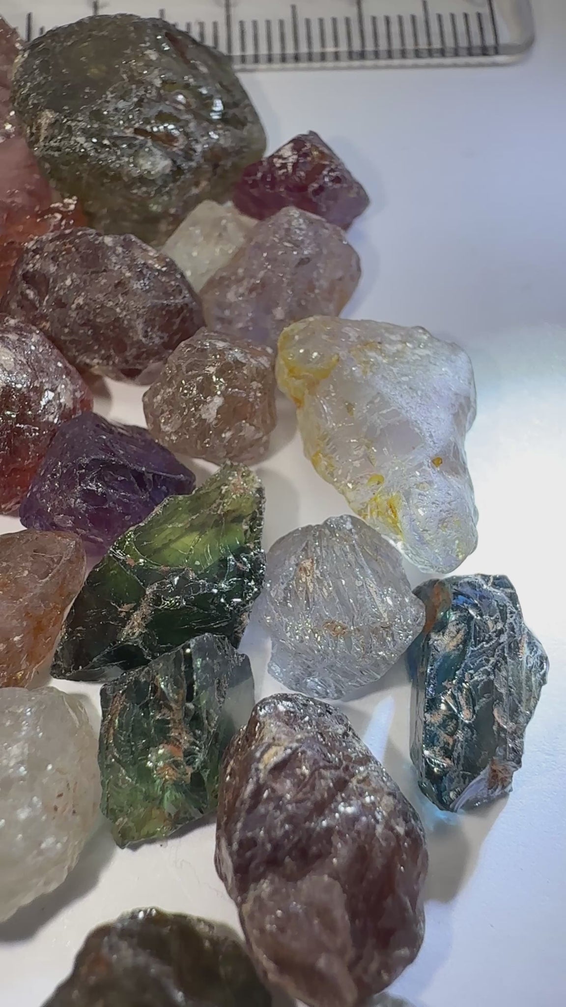 Kenyan and Tanzanian Sapphire mix lot, Slightly included, to included to cabbing grade, an excellent mix, value for money, 94.60gm / 473ct Untreated Unheated, I have included many videos so you get the exact picture