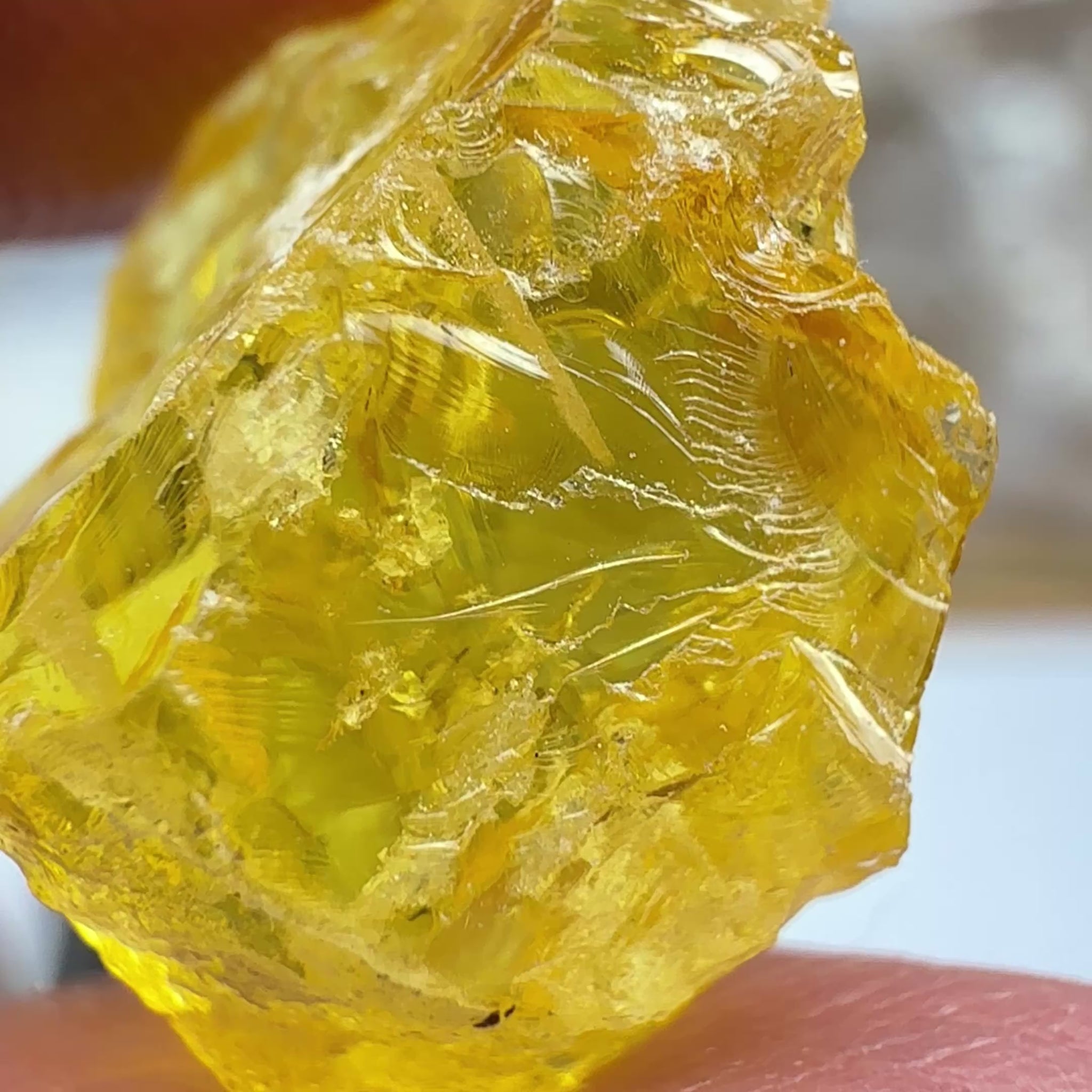 Golden Danburite, 15.08ct, Dodma, Tanzania, Untreated Unheated, slightly included, see the video where I have backlit it to show you where the inclusions are