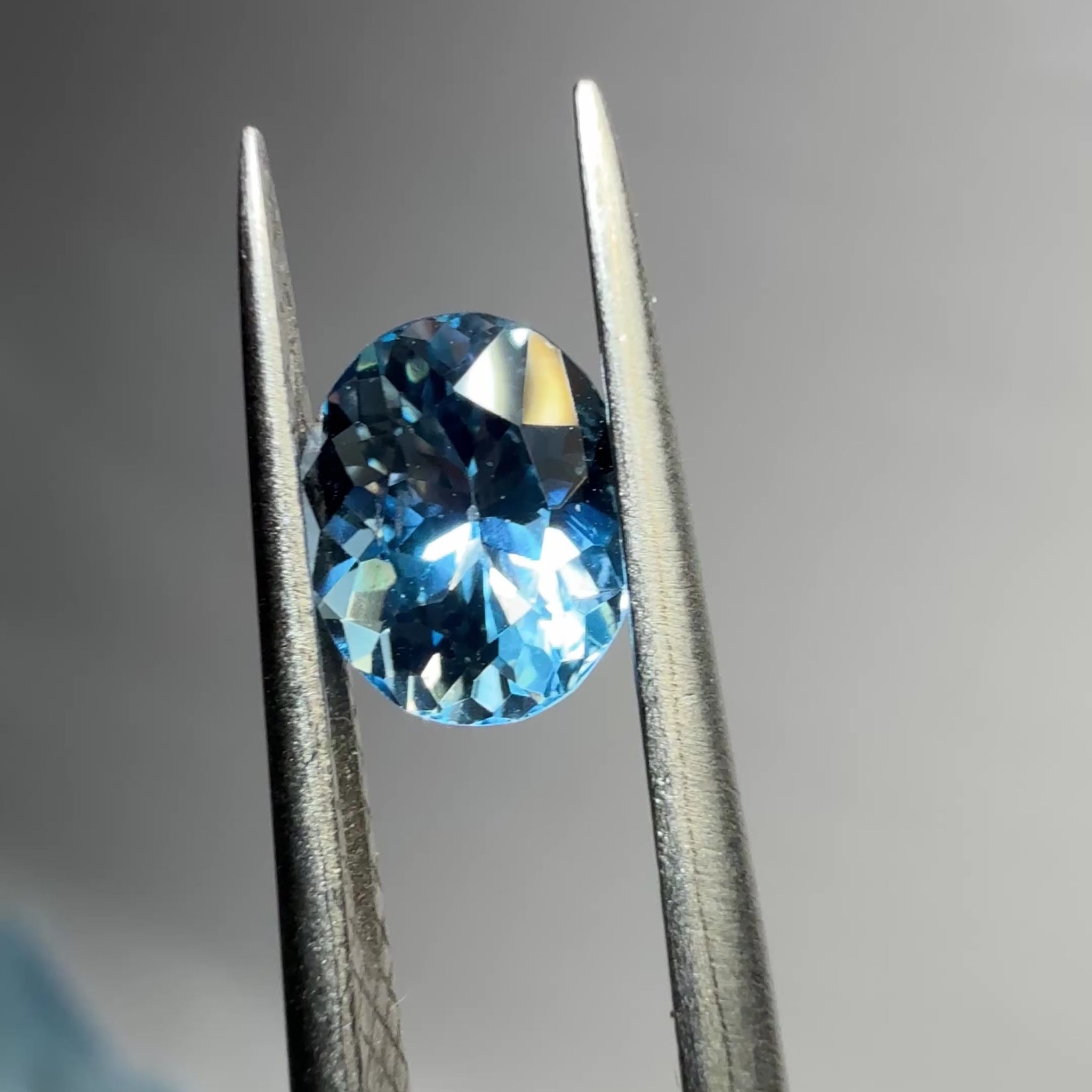 Blue Apatite from Merelani, 1.09ct, Merelani, Tanzania, Untreated Unheated