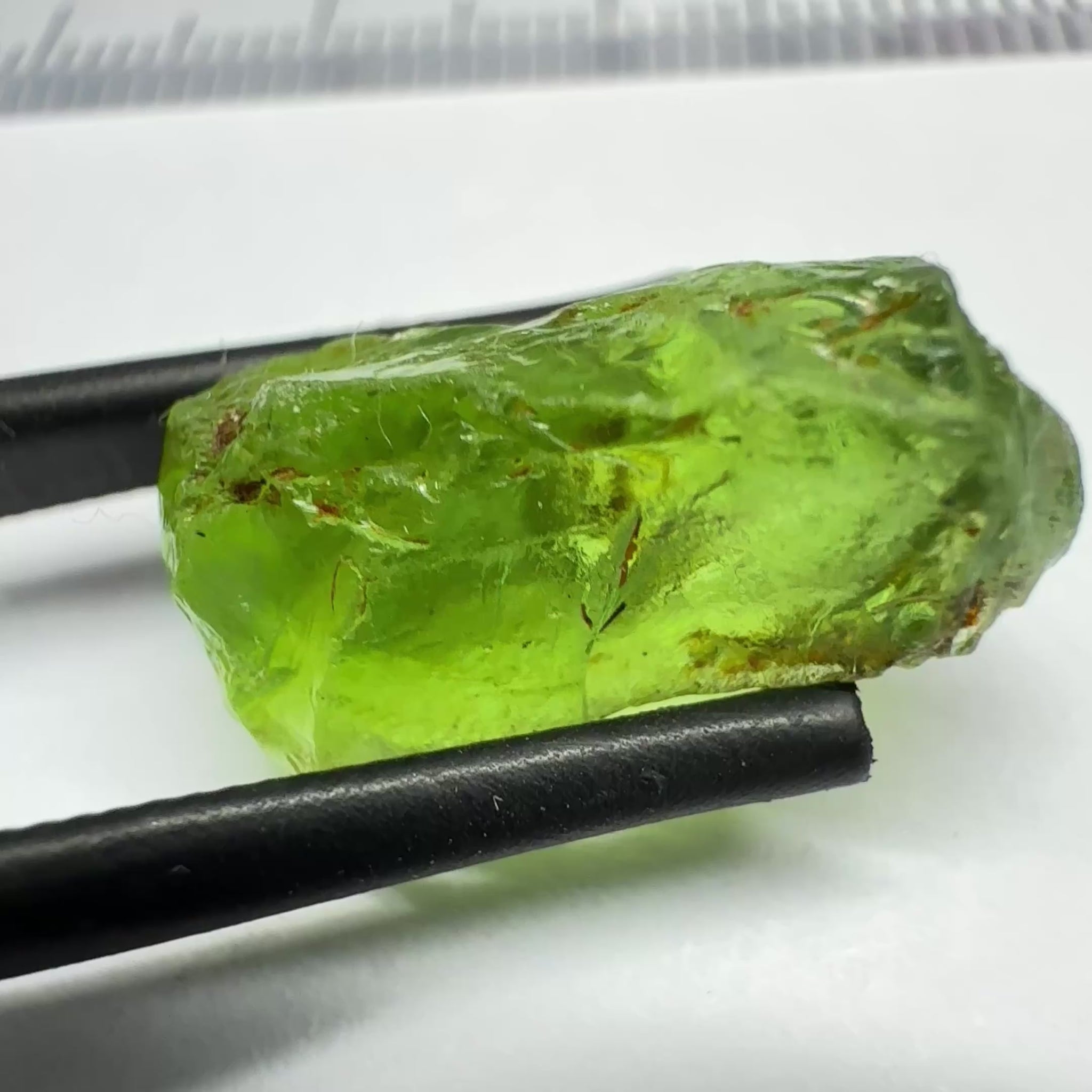 GoGo Peridot, 10.00ct, Tanzania, Untreated Unheated, mined by the WaGoGo tribe, vvs