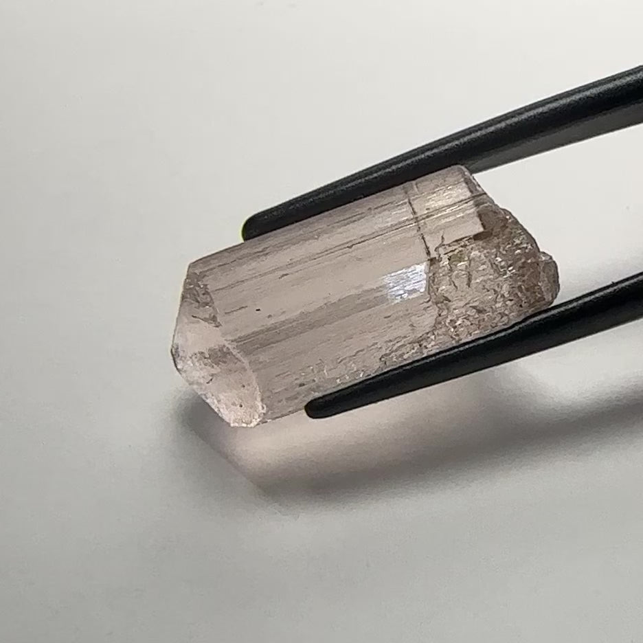 Very Rare, 10.51ct, Peach Pink Scapolite, Tanzania, Untreated Unheated, VVS-IF (flawless)