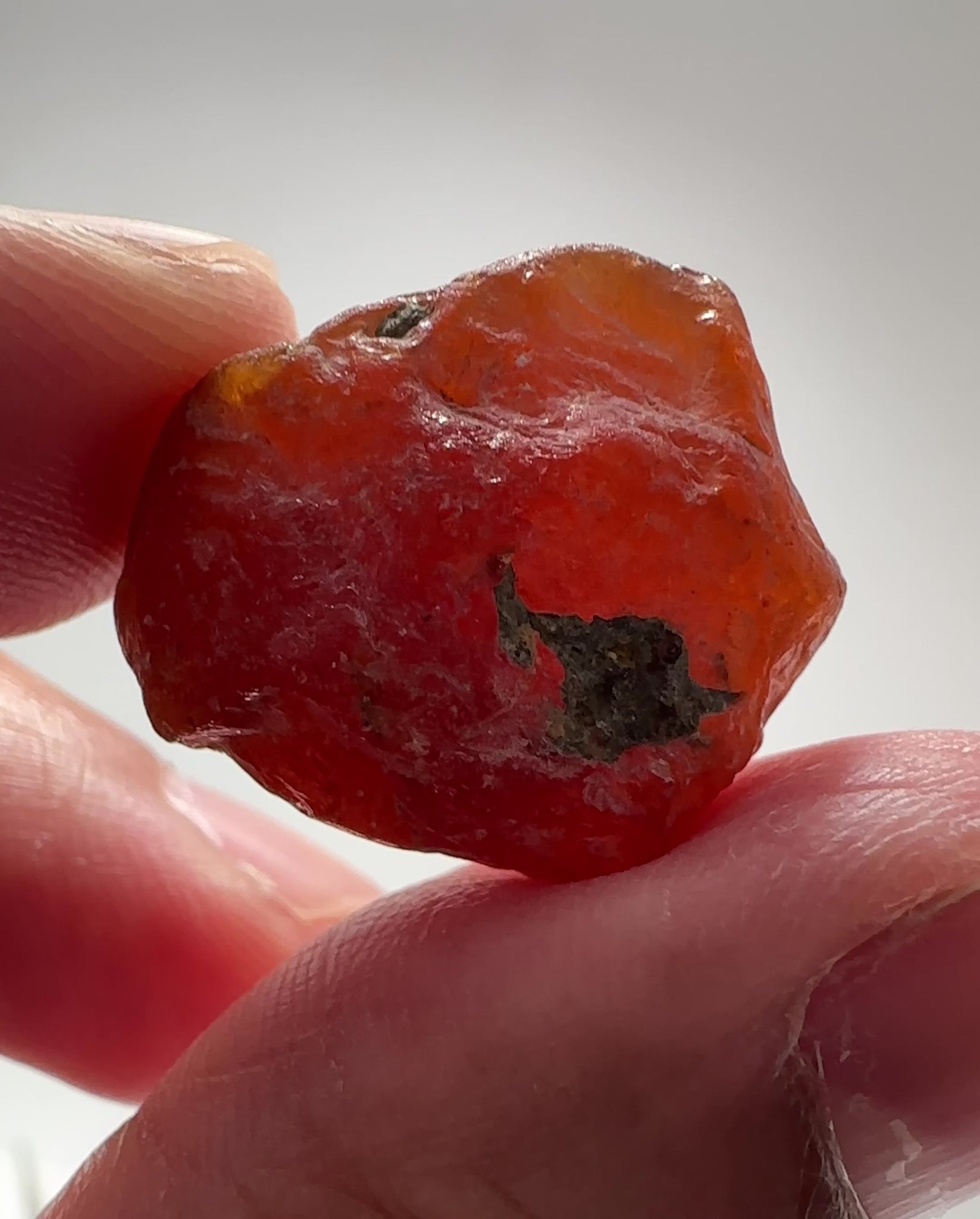 Hessonite Cabbing Grade Rough, 59.67ct, Tanzania, Untreated Unheated