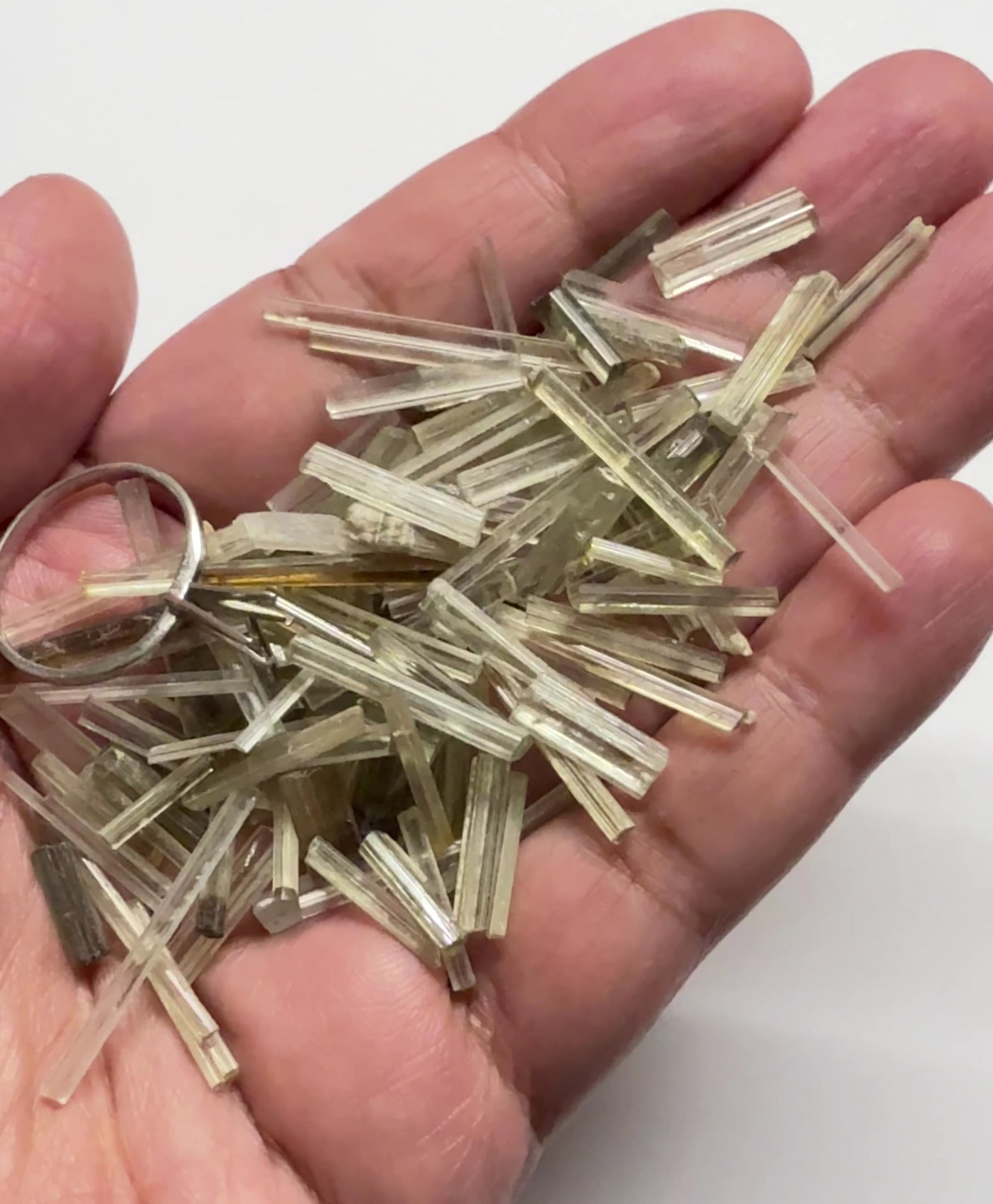 Tourmaline Crystals, thin crystals, Specimen Grade, Untreated Unheated. Tanzania, blind pour, price per stone