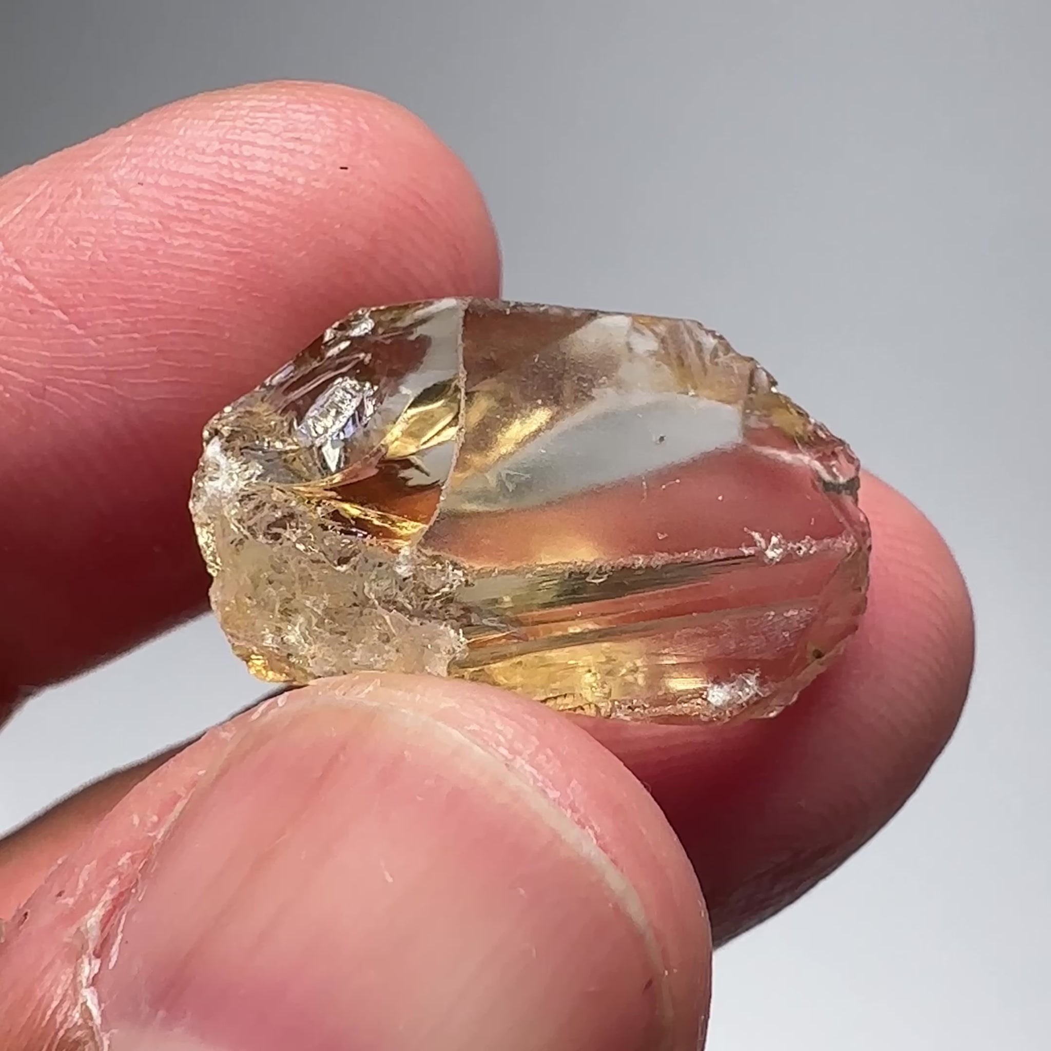 Citrine, 20.67ct, Zambia, Untreated Unheated, VVS-IF